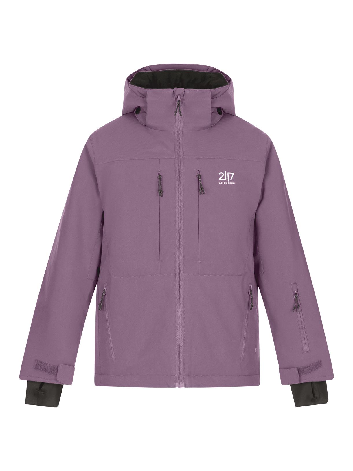 Lauker Kinder Skijacke mit abnehmbarer Kapuze 1