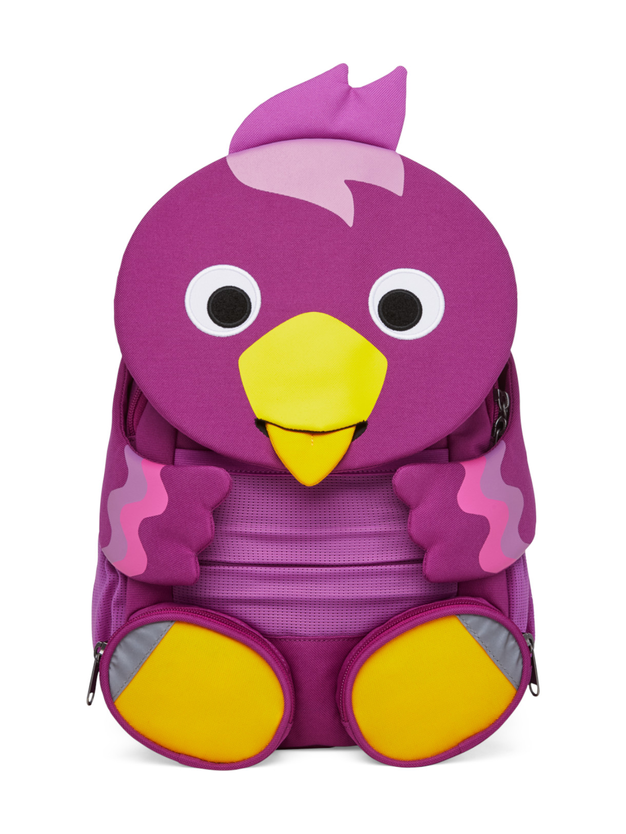 Großer Freund Vogel Kinder Rucksack lila 1