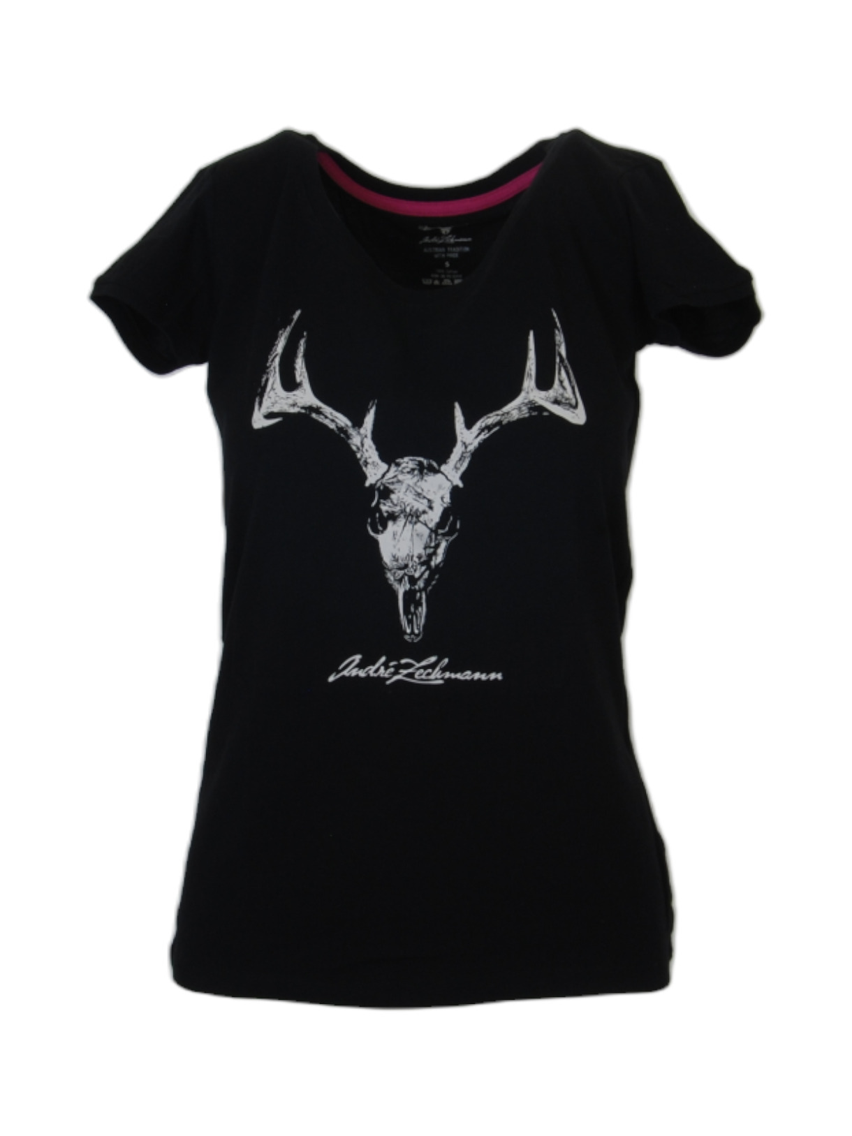 Basic Deer Damen T-Shirt schwarz 1