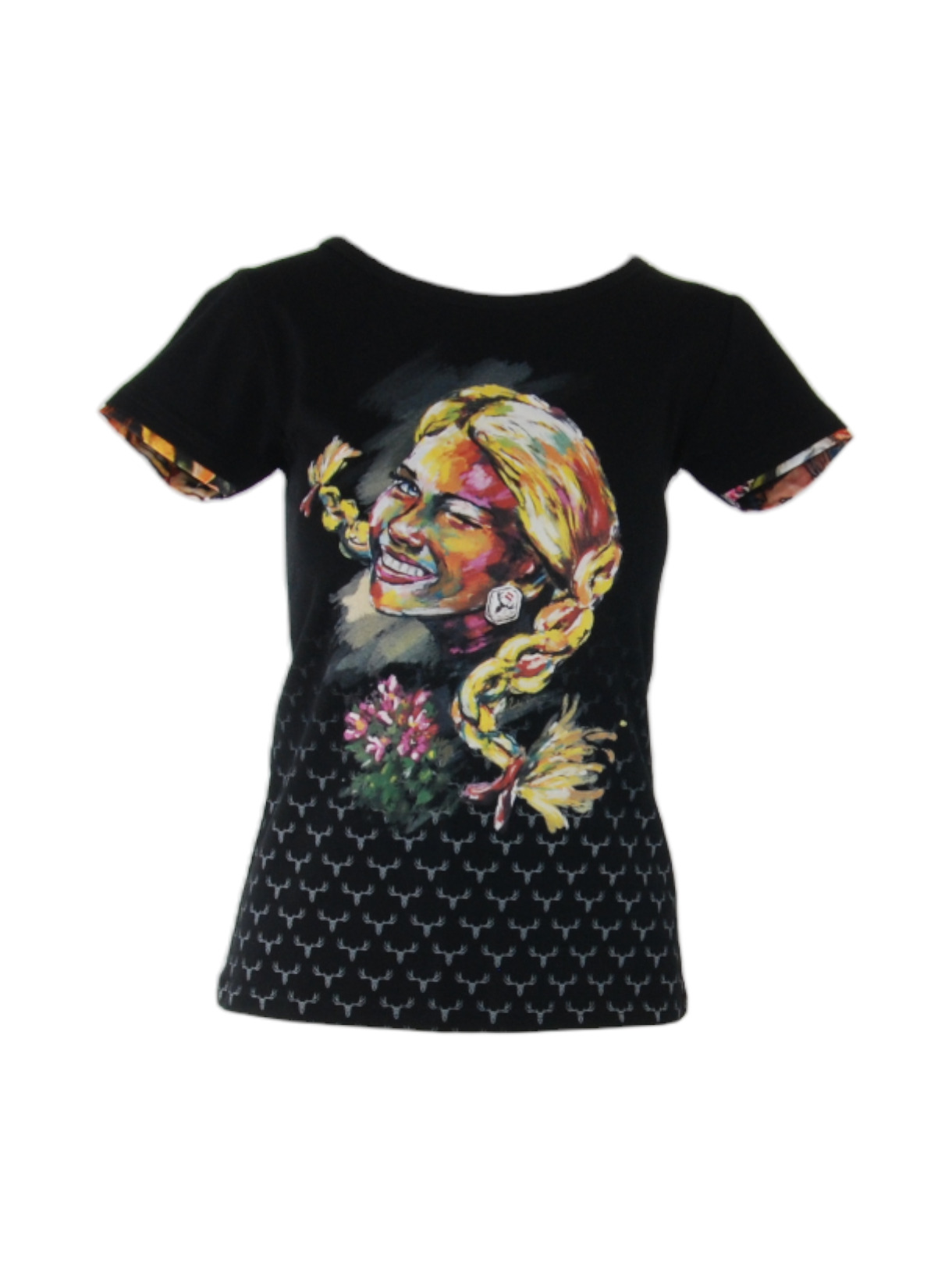 Woman Damen T-Shirt schwarz 1