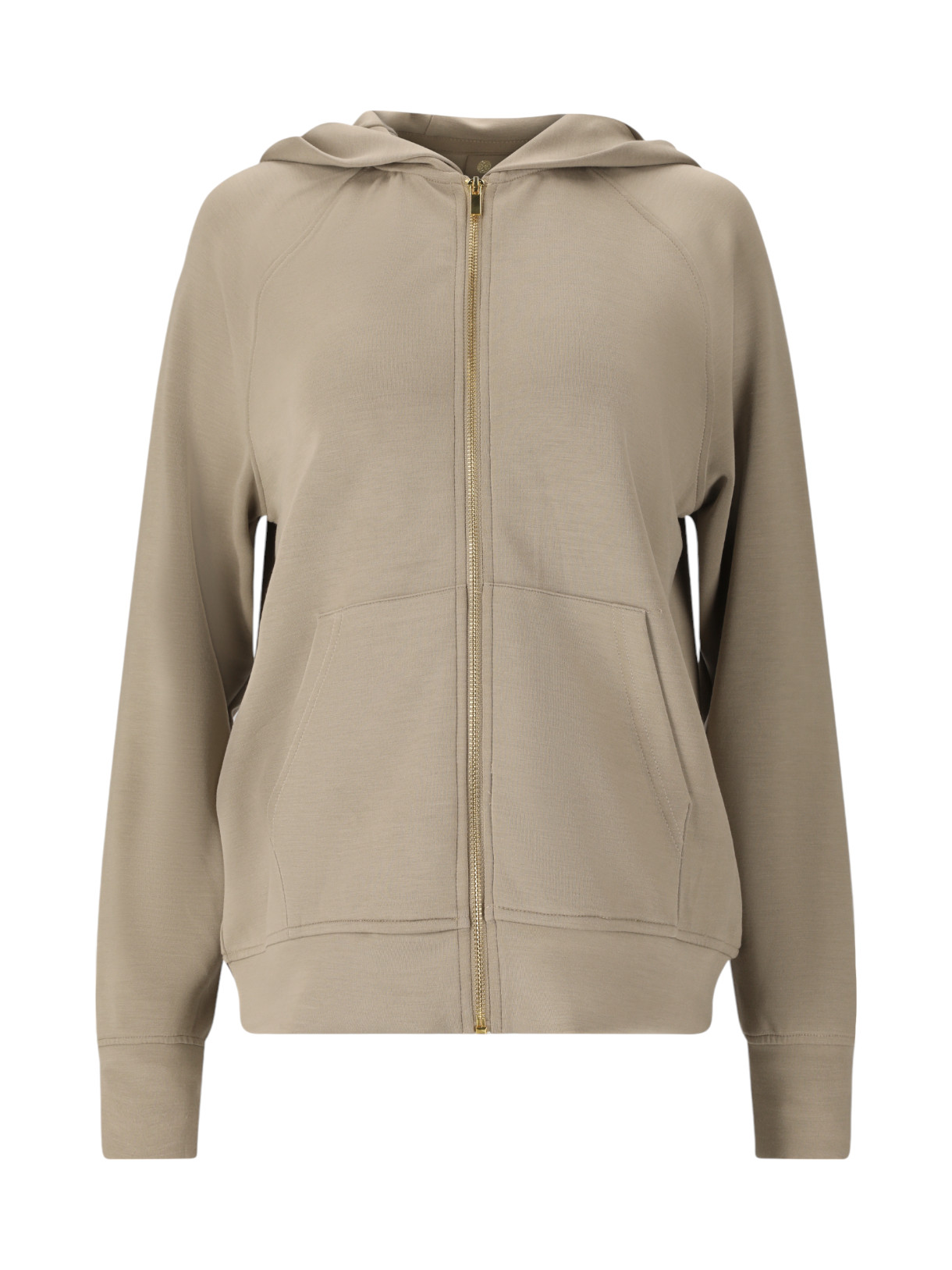 Jacey Damen Full Zip Sweat Jacke mit Kapuze 1