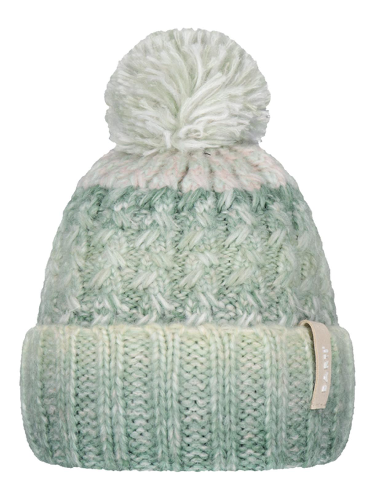 Catbird Beanie Damen Bommel Strick Mütze mit Space-Dye-Muster 1