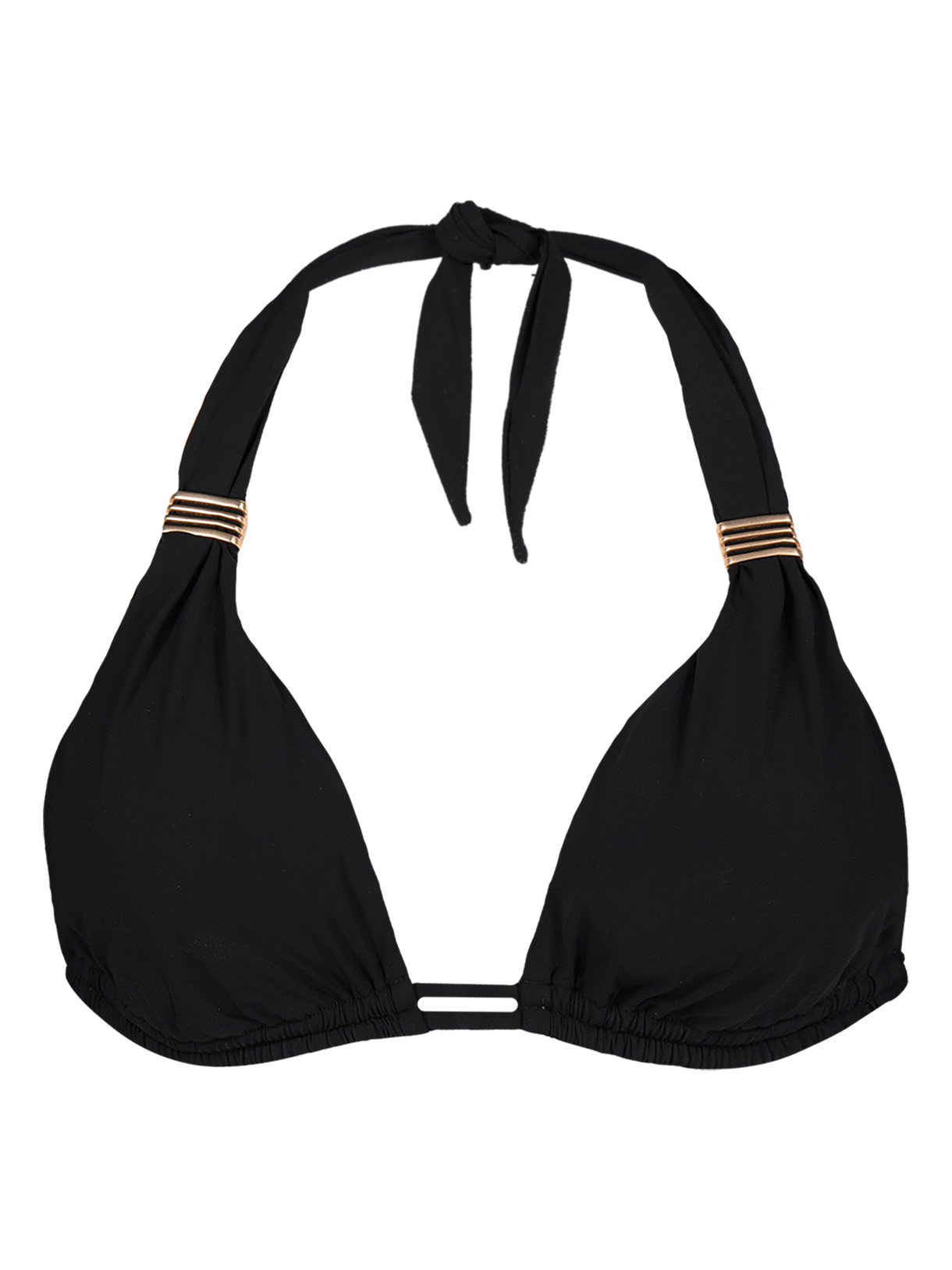 Solid Halter Triangle Damen Bikini Top 1