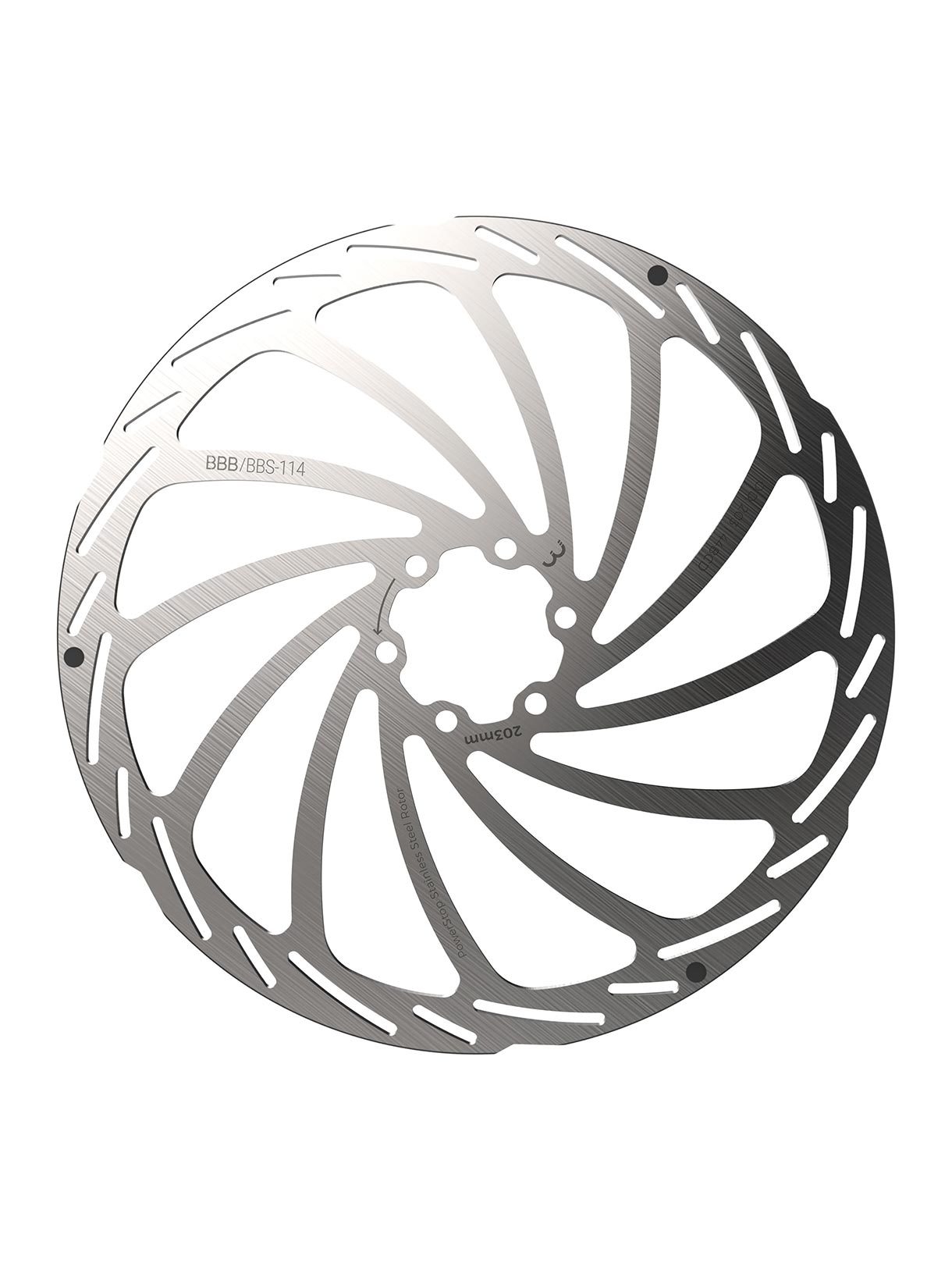BBS-114 Powerstop Bremsscheibe 203 MM 1