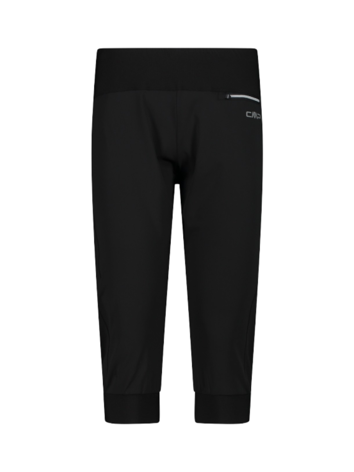 Damen Capri Hose mit Bündchen aus 4-Wege Stretch 1