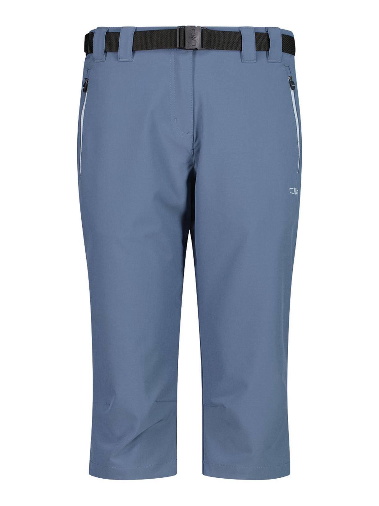 Damen Capri Trekking Hose mit Gürtel und Dry Function 1