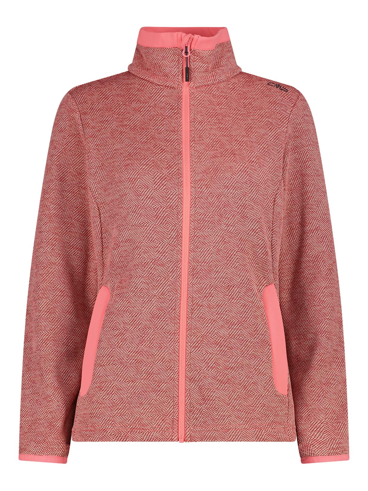 Damen Fleecejacke mit Knit Tech Jacquard 1