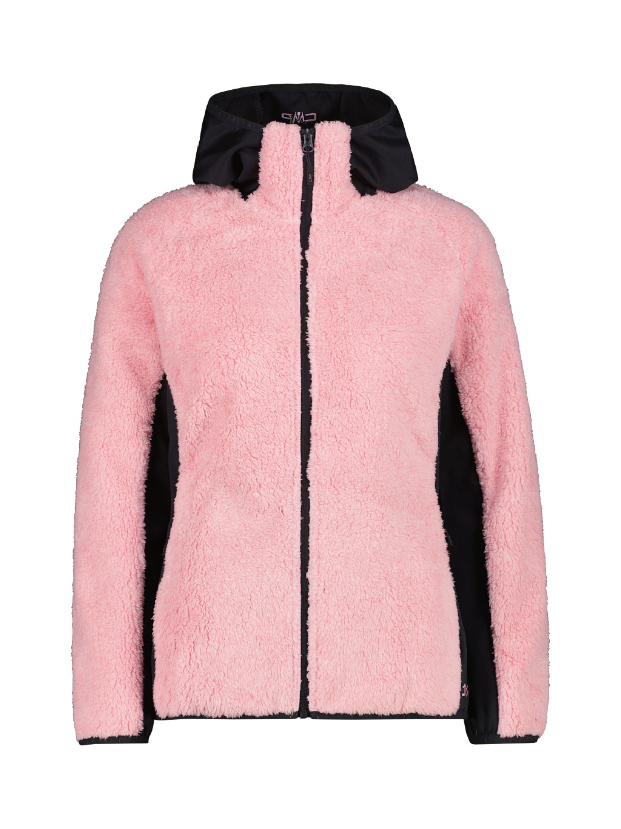 Damen Highloft Fleece Jacke mit Kapuze 1