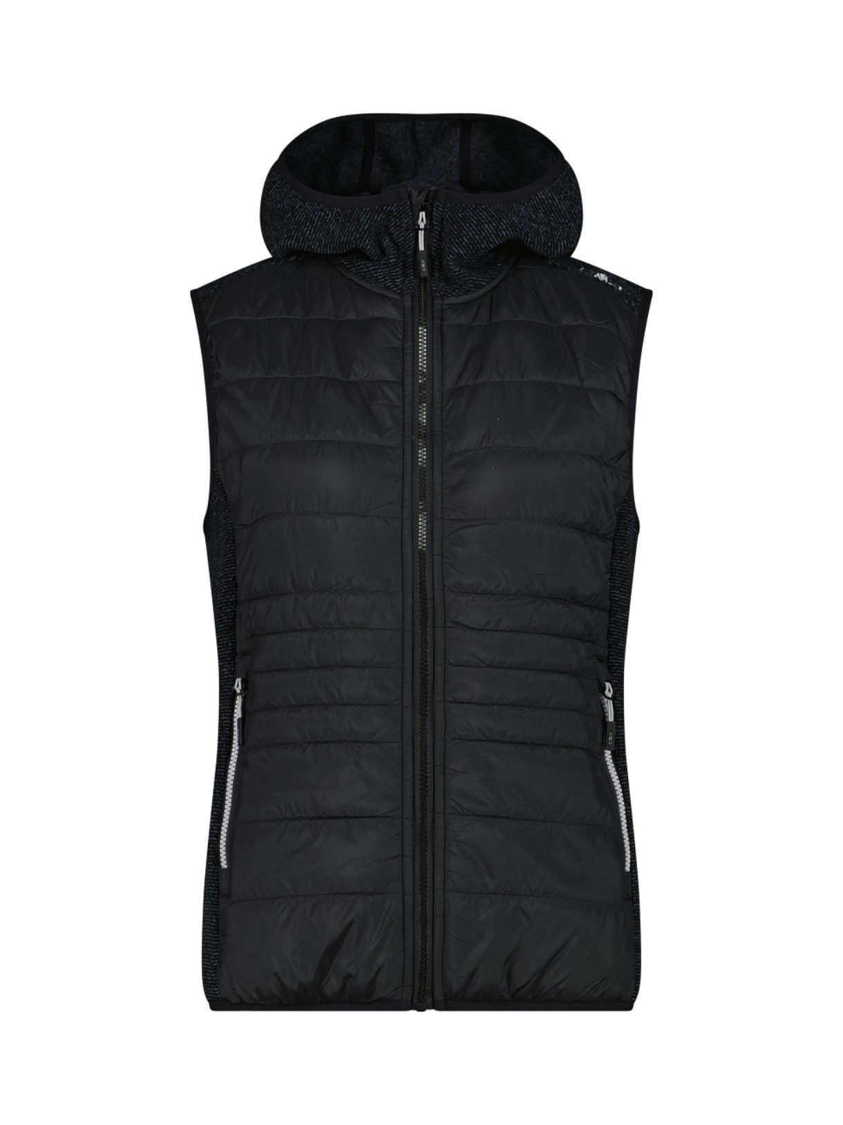 Damen Hybrid Weste aus Fleece Knit Tech 1