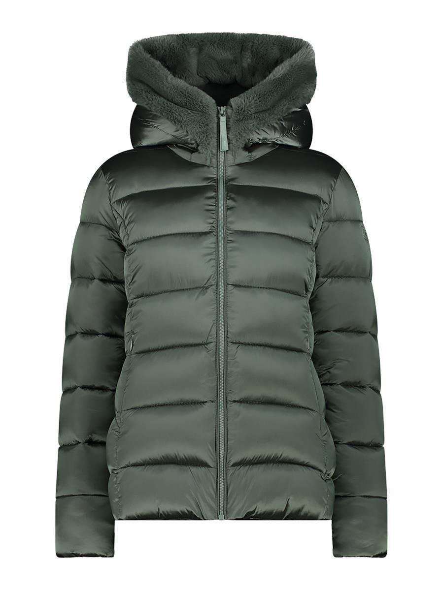 Damen Jacke wattiert mit Kapuze 1