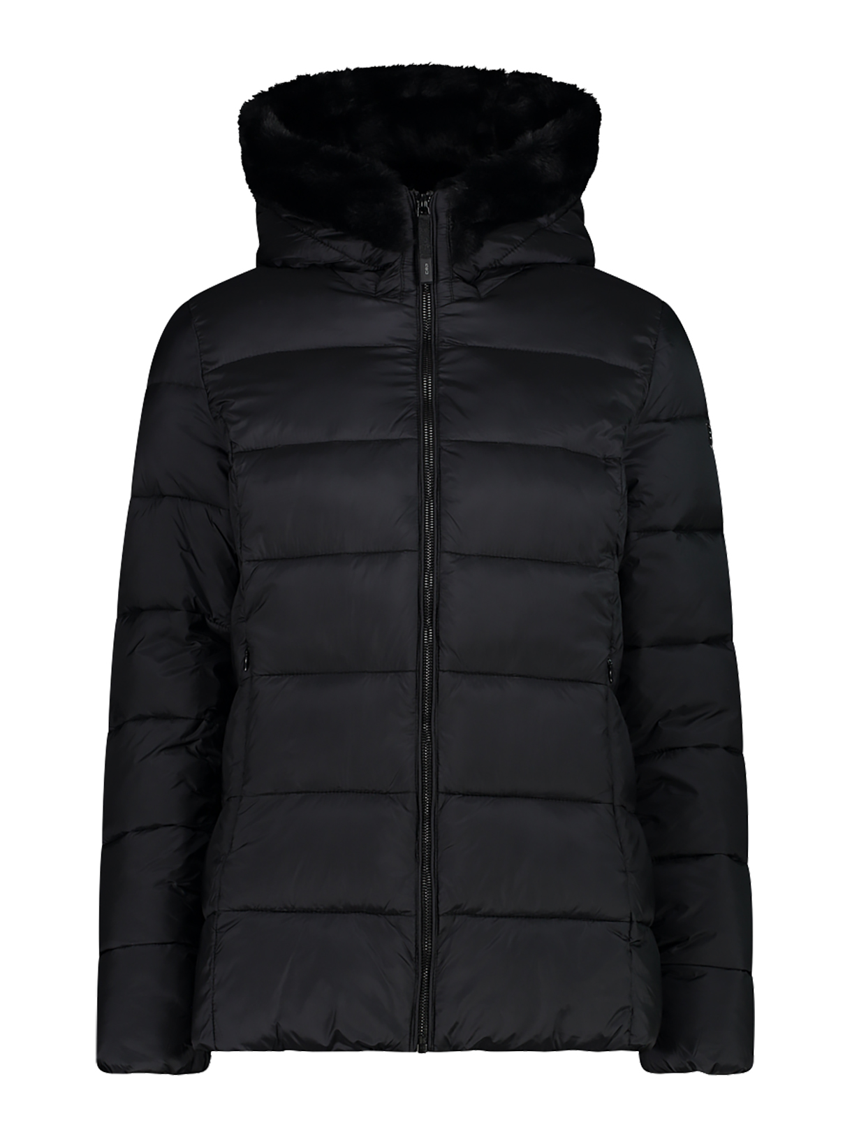 Damen Jacke wattiert mit Kapuze 1