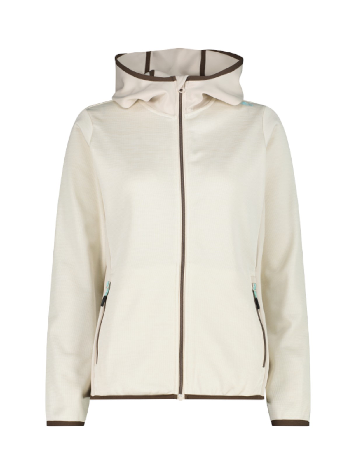 Damen Outdoor Knit Tech Jacke mit Kapuze 1