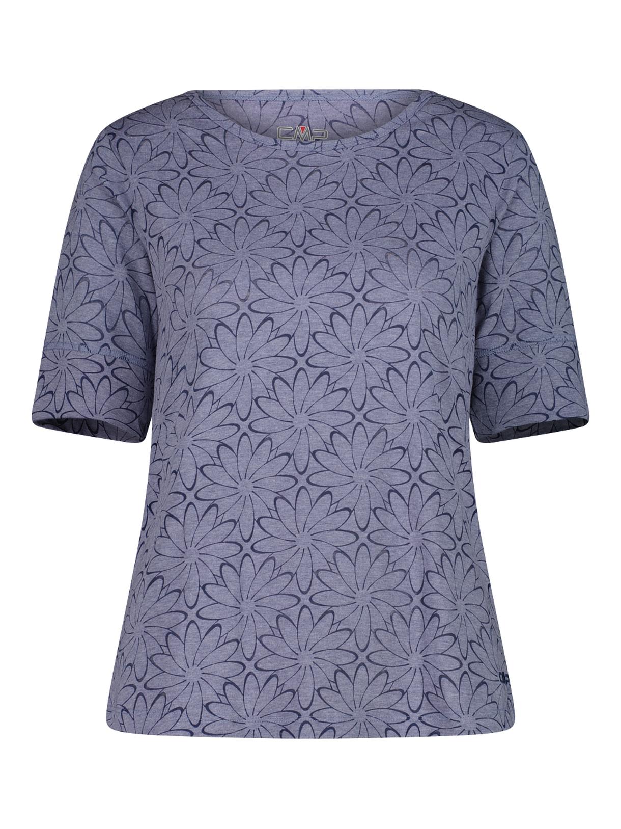Damen Outdoor T-Shirt mit Blumenprint 1