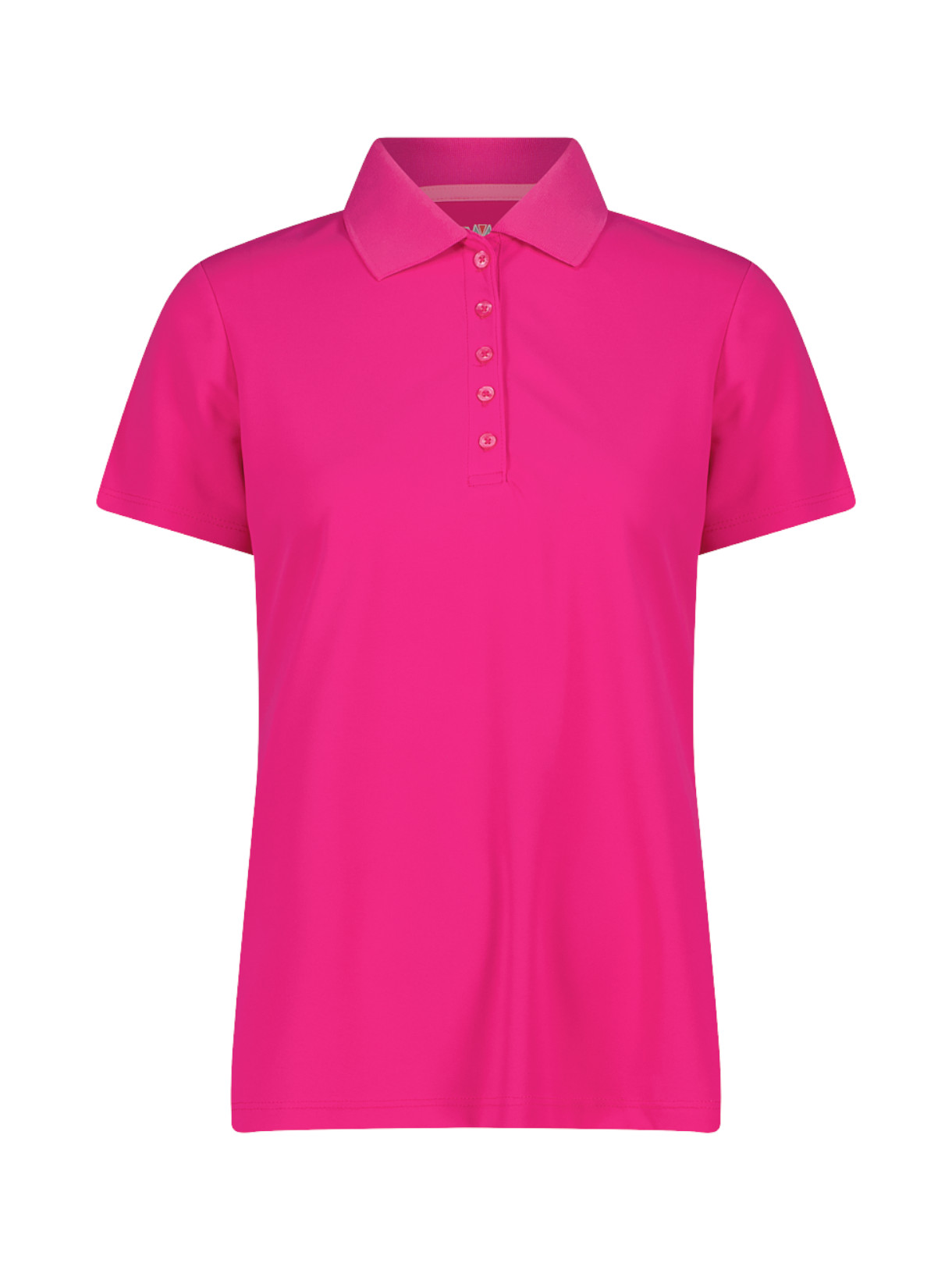 Damen Pique Polo Shirt pink 1