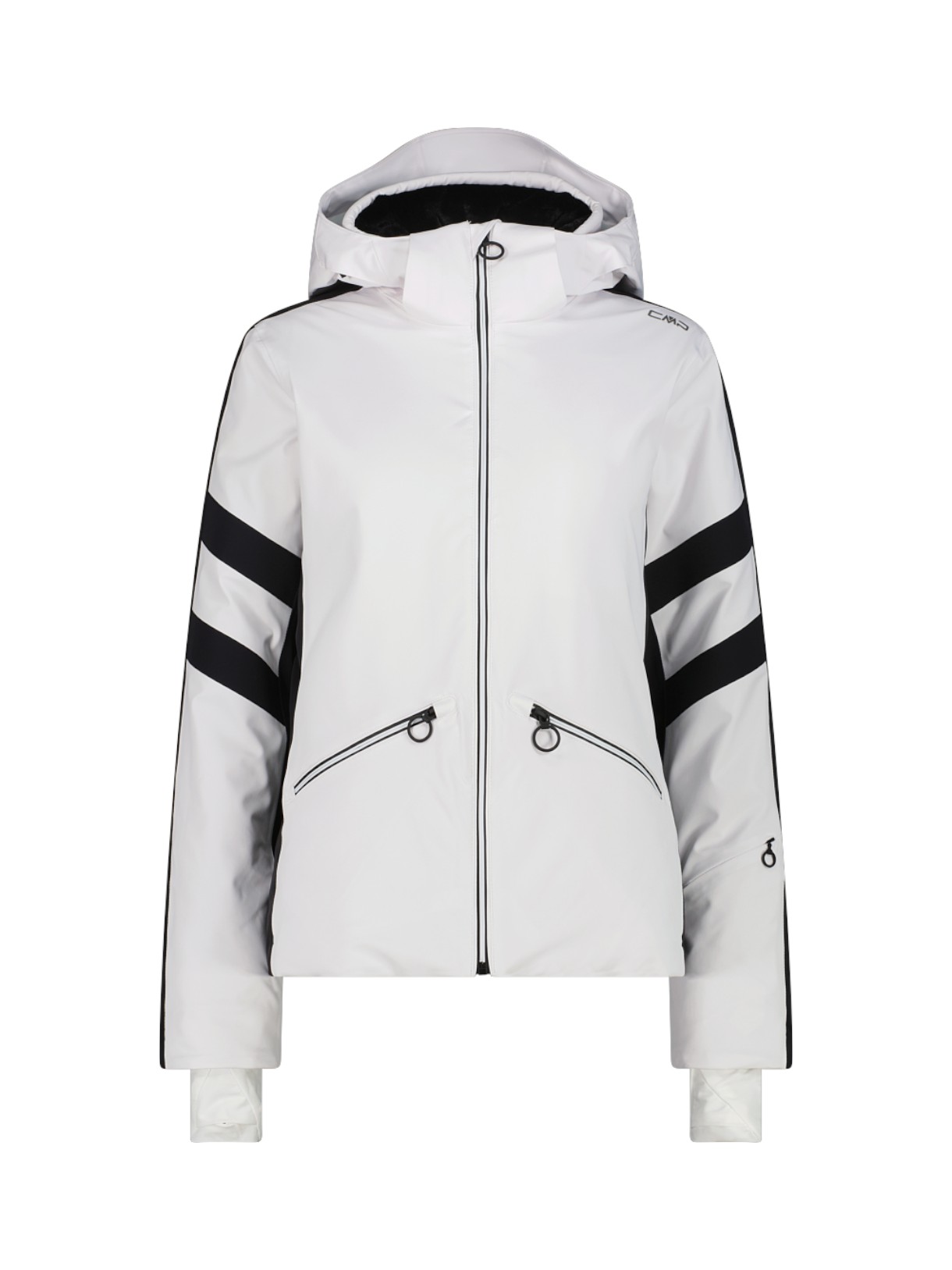 Damen Skijacke aus Way-Stretch-Twill mit abnehmbarer Kapuze 1