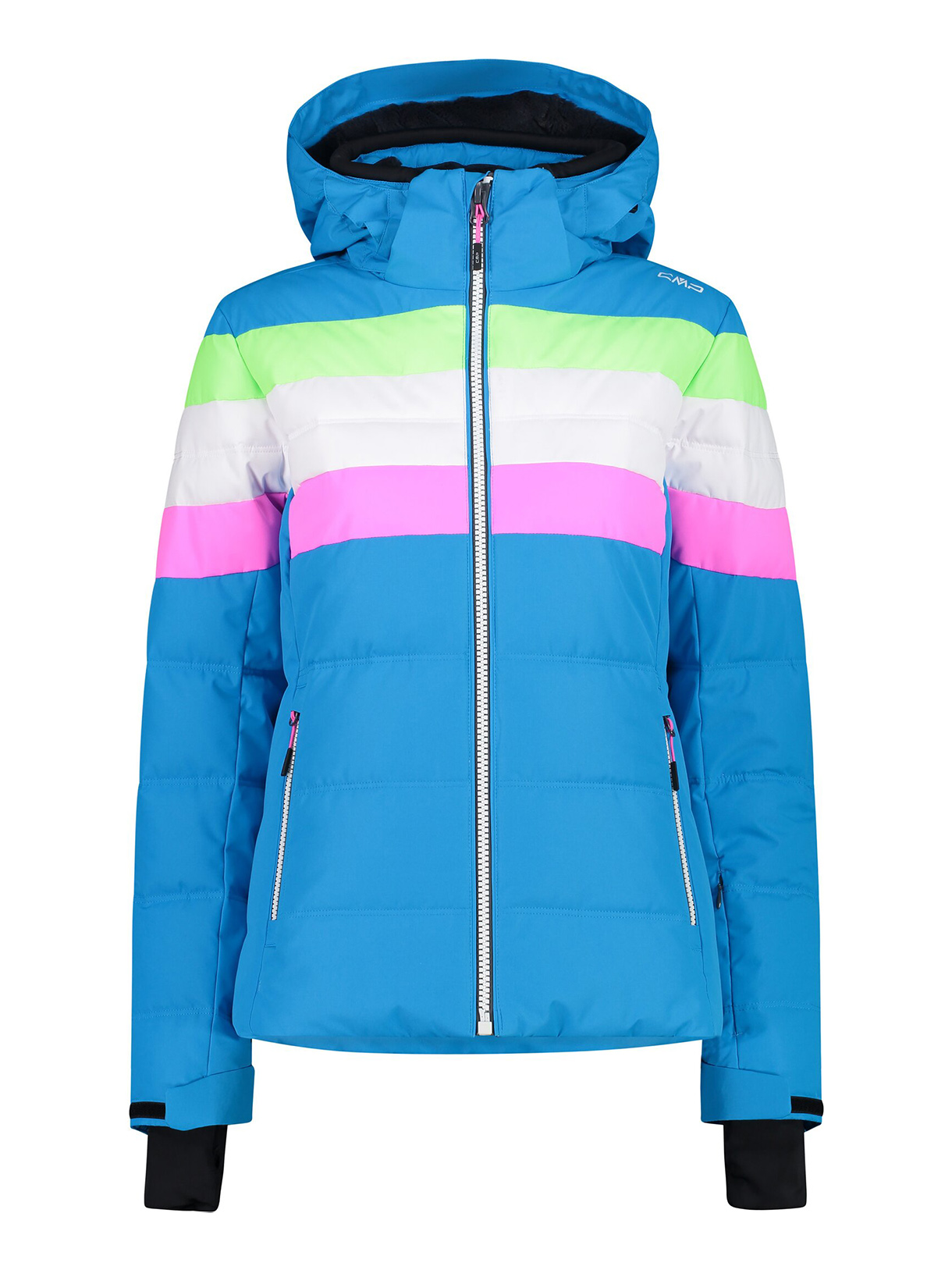 Damen Skijacke mit abnehmbarer Kapuze 1