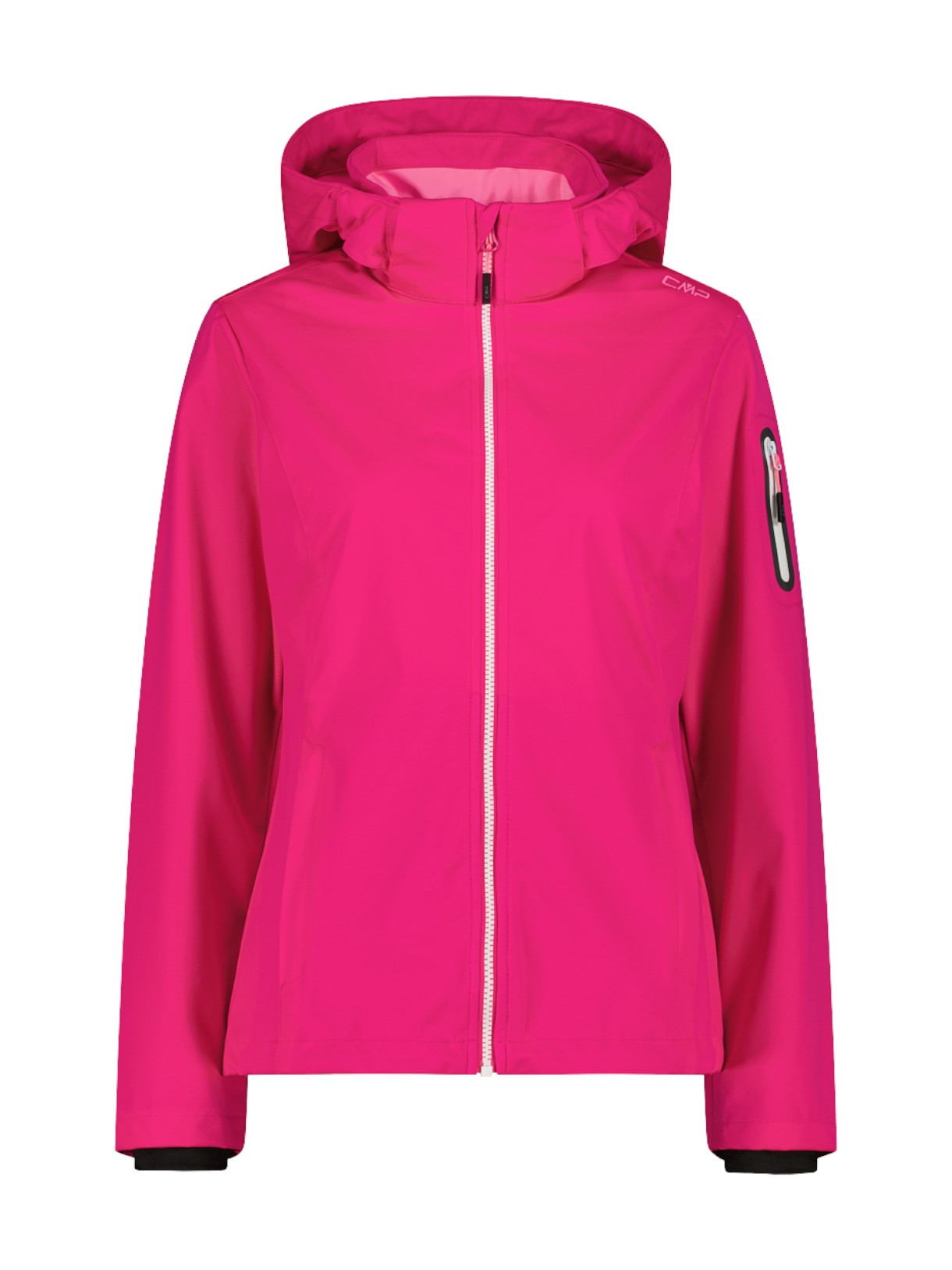 Damen Softshell Jacke mit abnehmbarer Kapuze 1