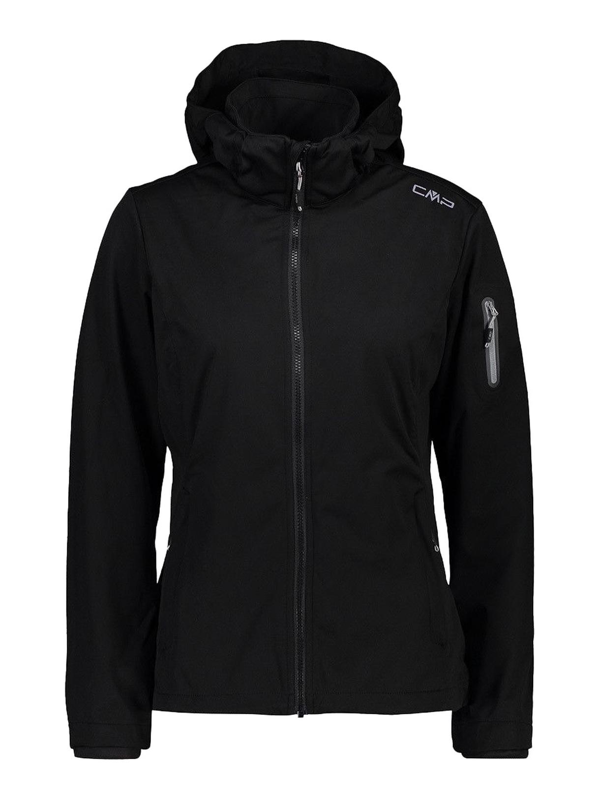 Damen Softshell Jacke mit abnehmbarer Kapuze 1