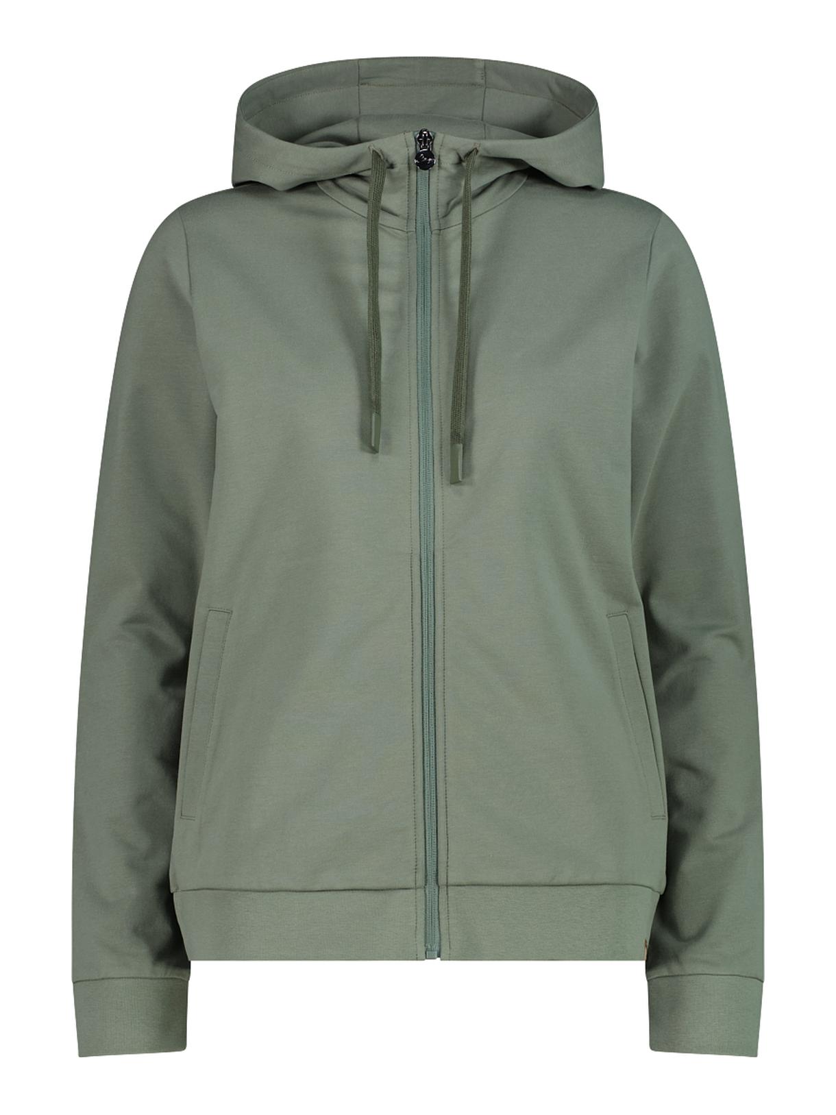 Damen Sweat Jacke mit Kapuze 1