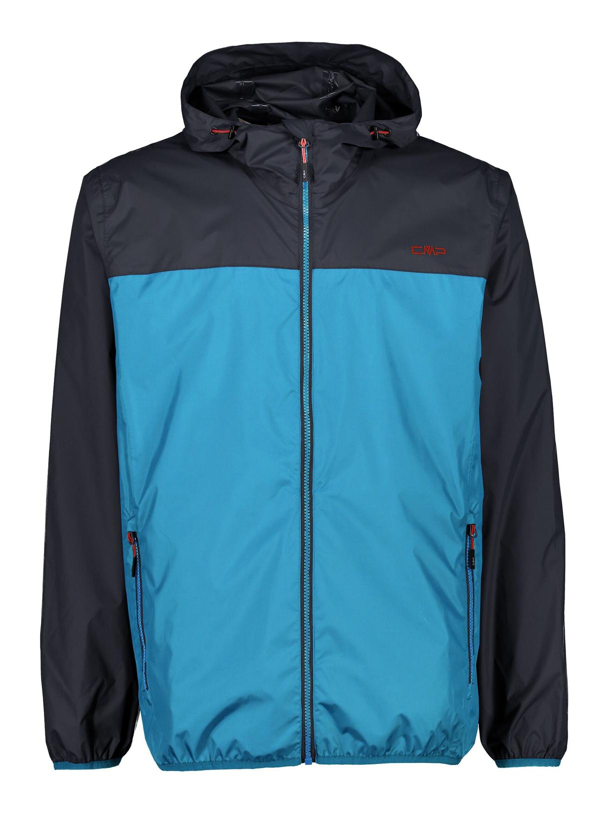 Herren Regenjacke Pack Pocket mit Kapuze 1