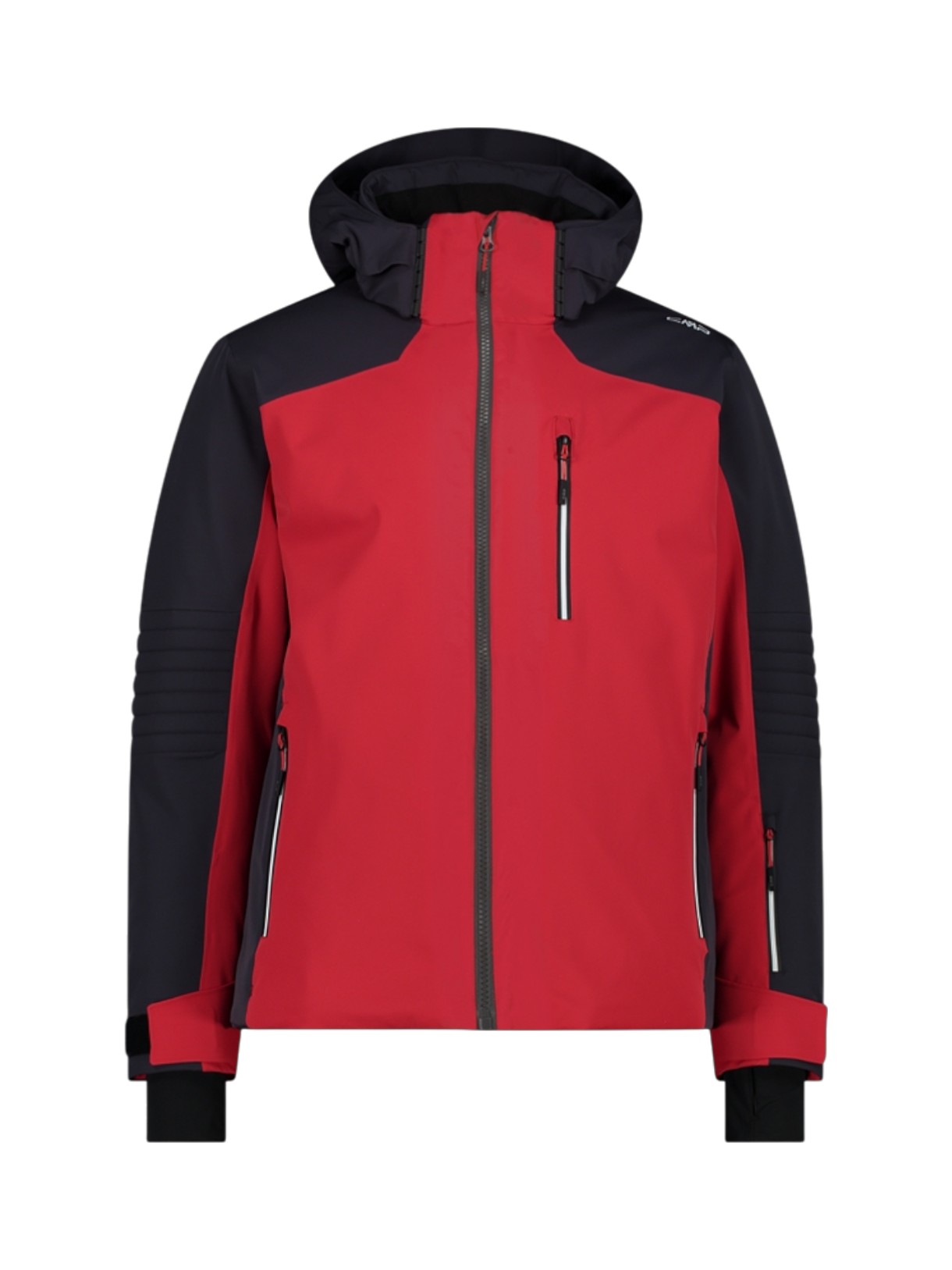 Herren Skijacke aus 4 Way Stretch Twill mit abnehmbarer Kapuze 1