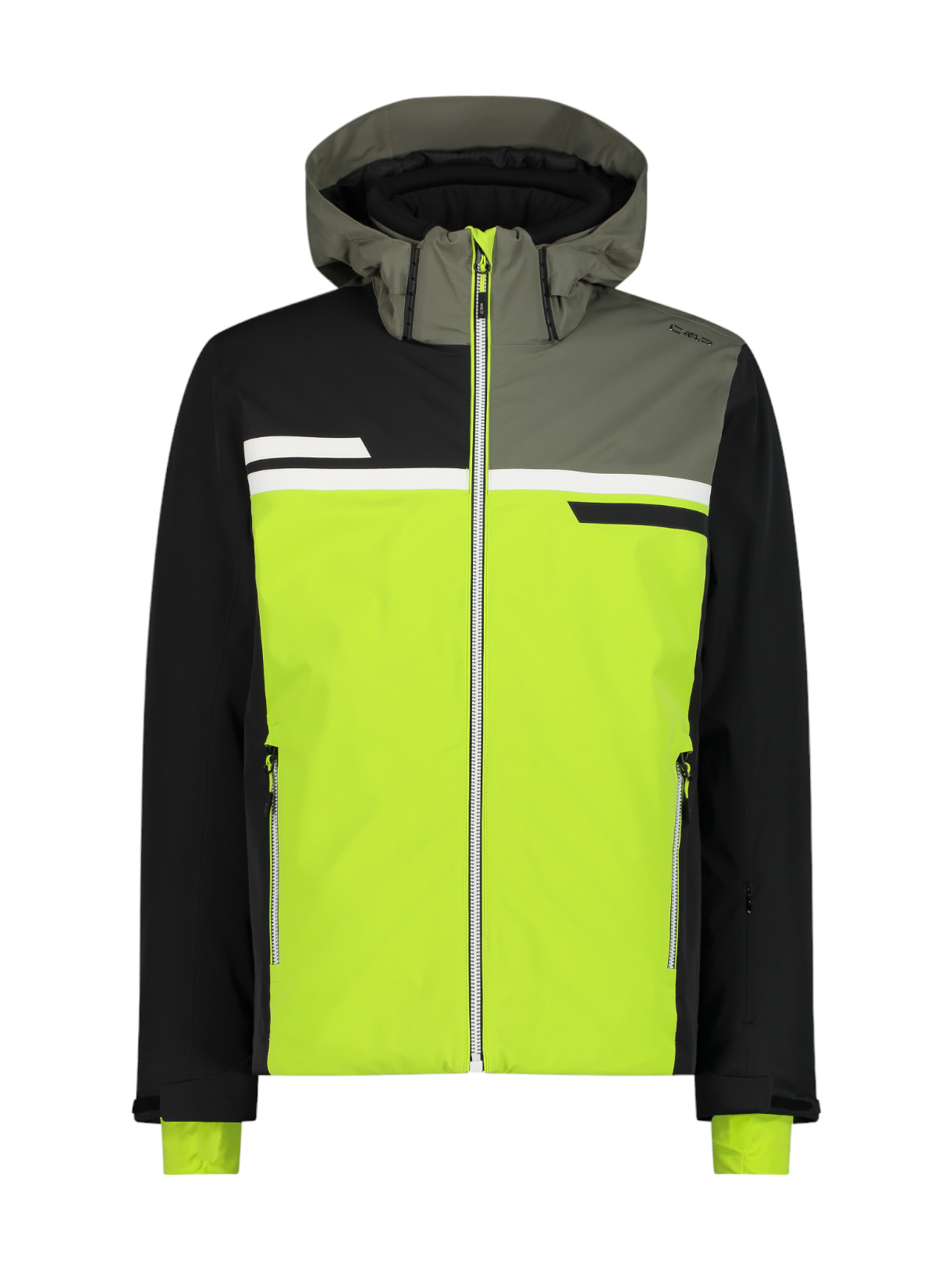 Herren Skijacke mit Clima Protect abnehmbarer Kapuze 1