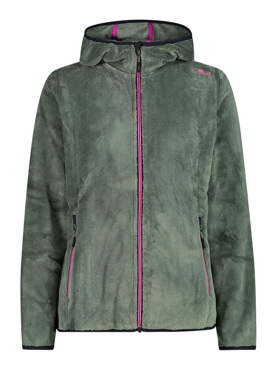 HighLoft Fleece Damen Jacke mit Kapuze 1