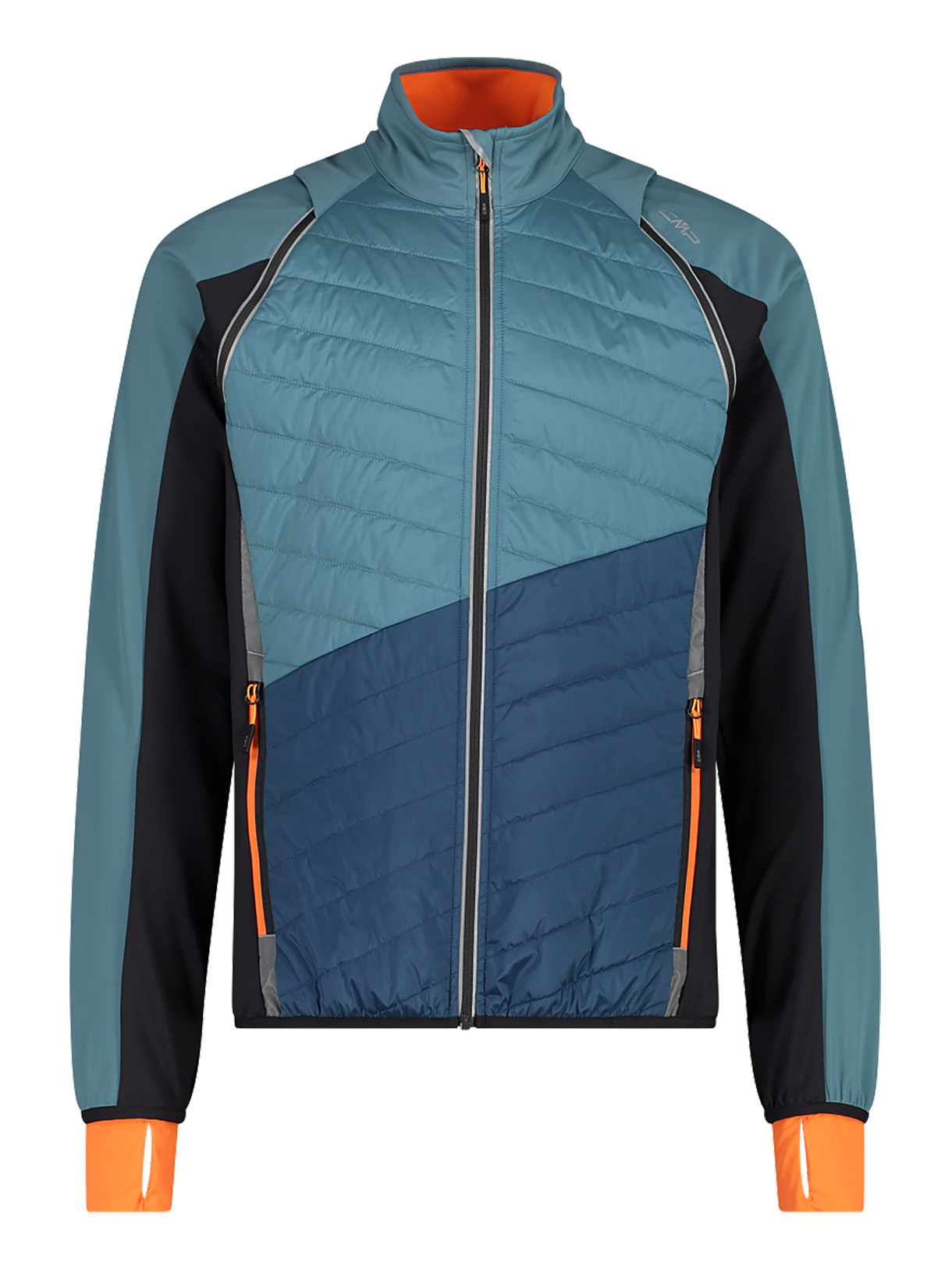 Hybrid Herrenjacke mit abnehmbaren Ärmeln 1