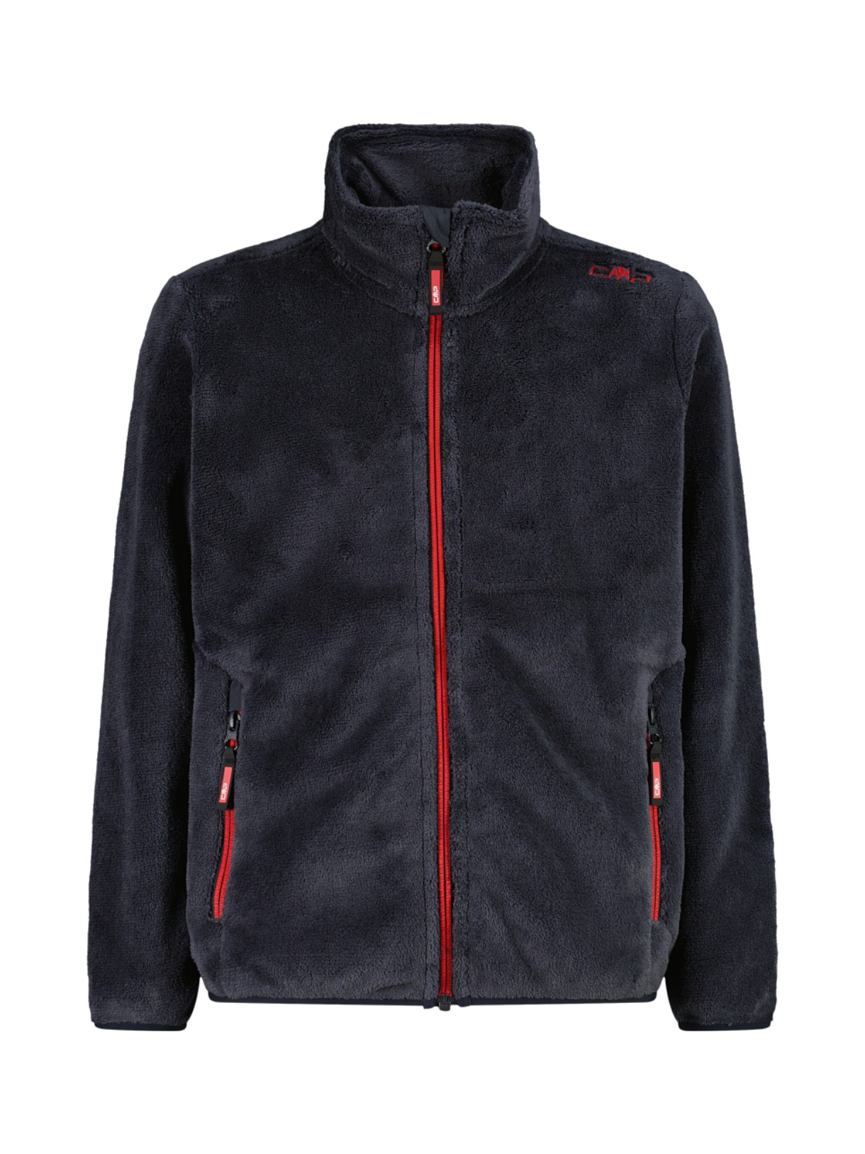 Jungen HighLoft Fleece Jacke grau 1