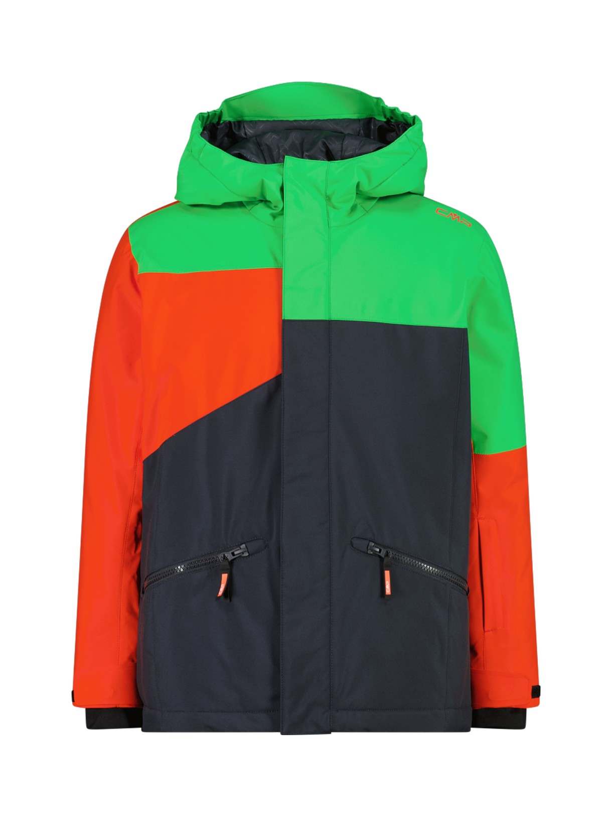 Jungen Skijacke Clima Protect mit Kapuze und Feel Warm Flat 1