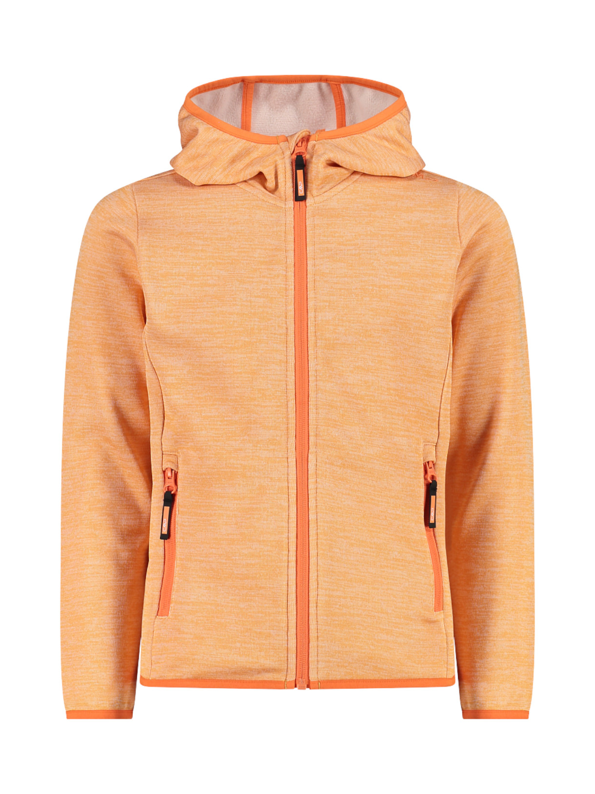 Kinder Outdoor Sweat Jacke aus Knit Tech mit Kapuze 1