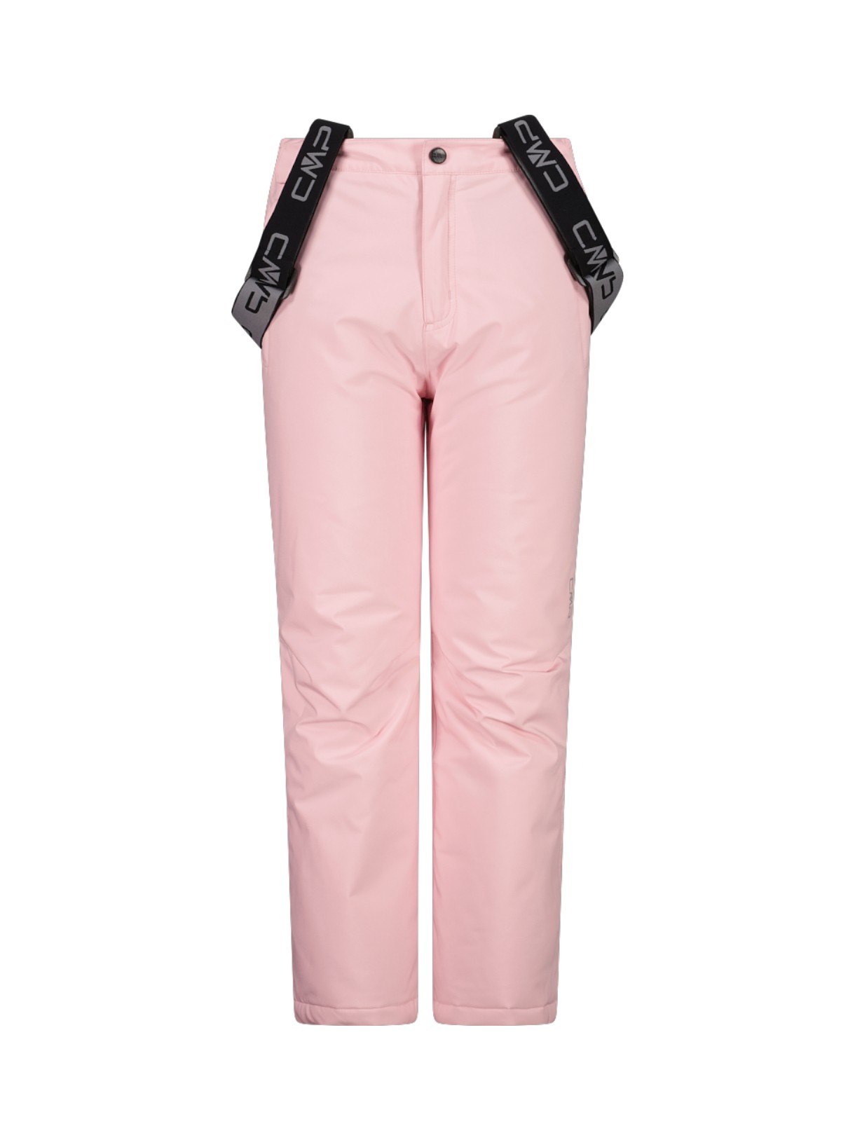 Kinder Skihose Clima Protect mit abnehmbaren Trägern pink 1