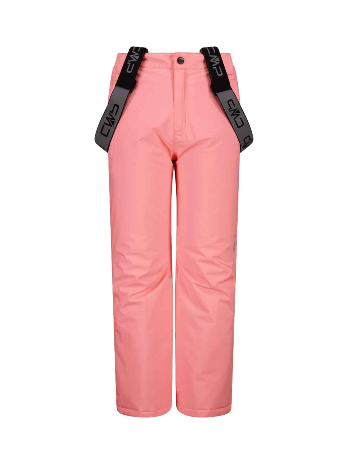 Kinder Skihose Clima Protect mit abnehmbaren Trägern pink 1