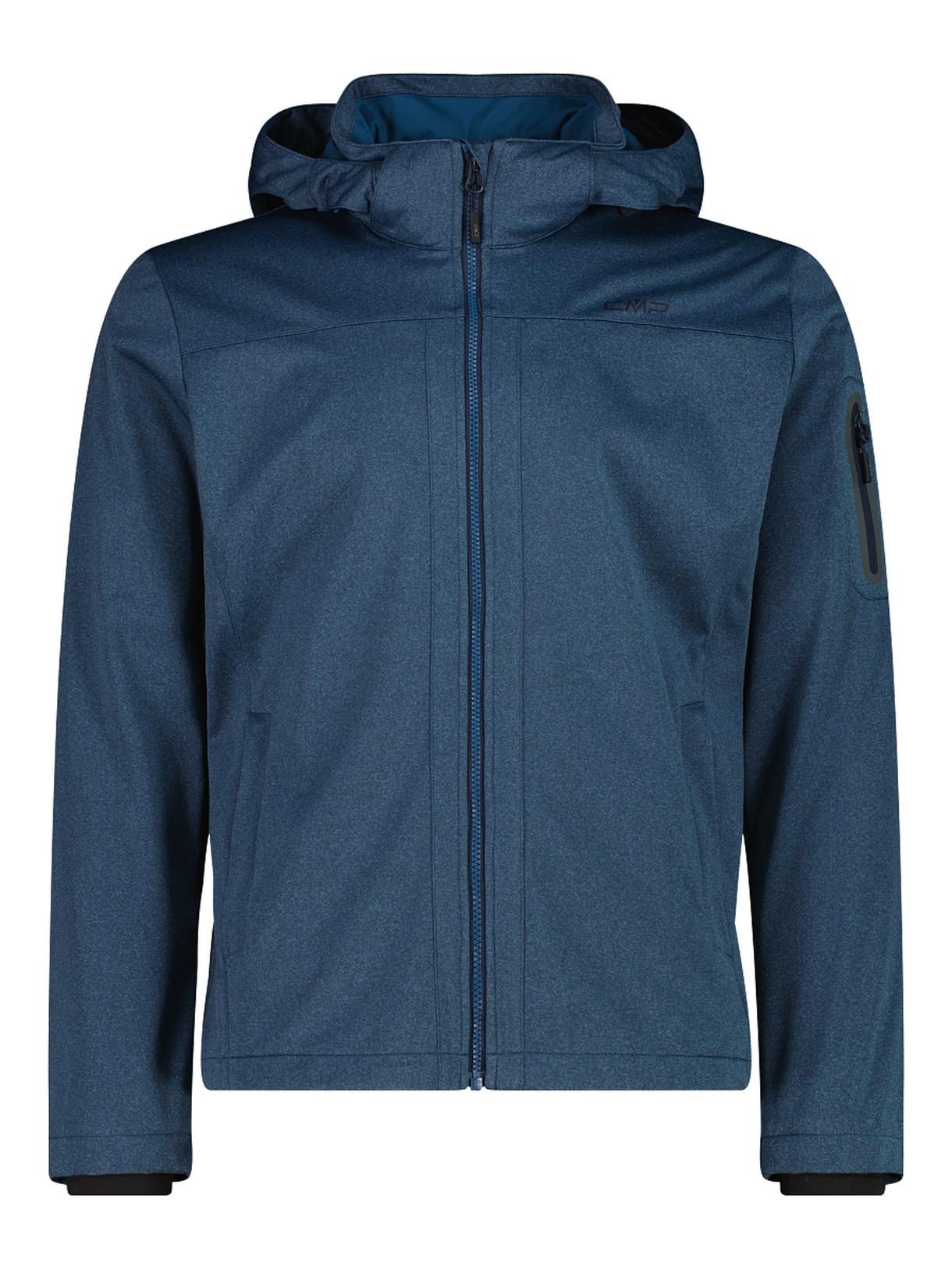 Light Softshell Clima Protect Herren Jacke mit abnehmbarer Kapuze 1