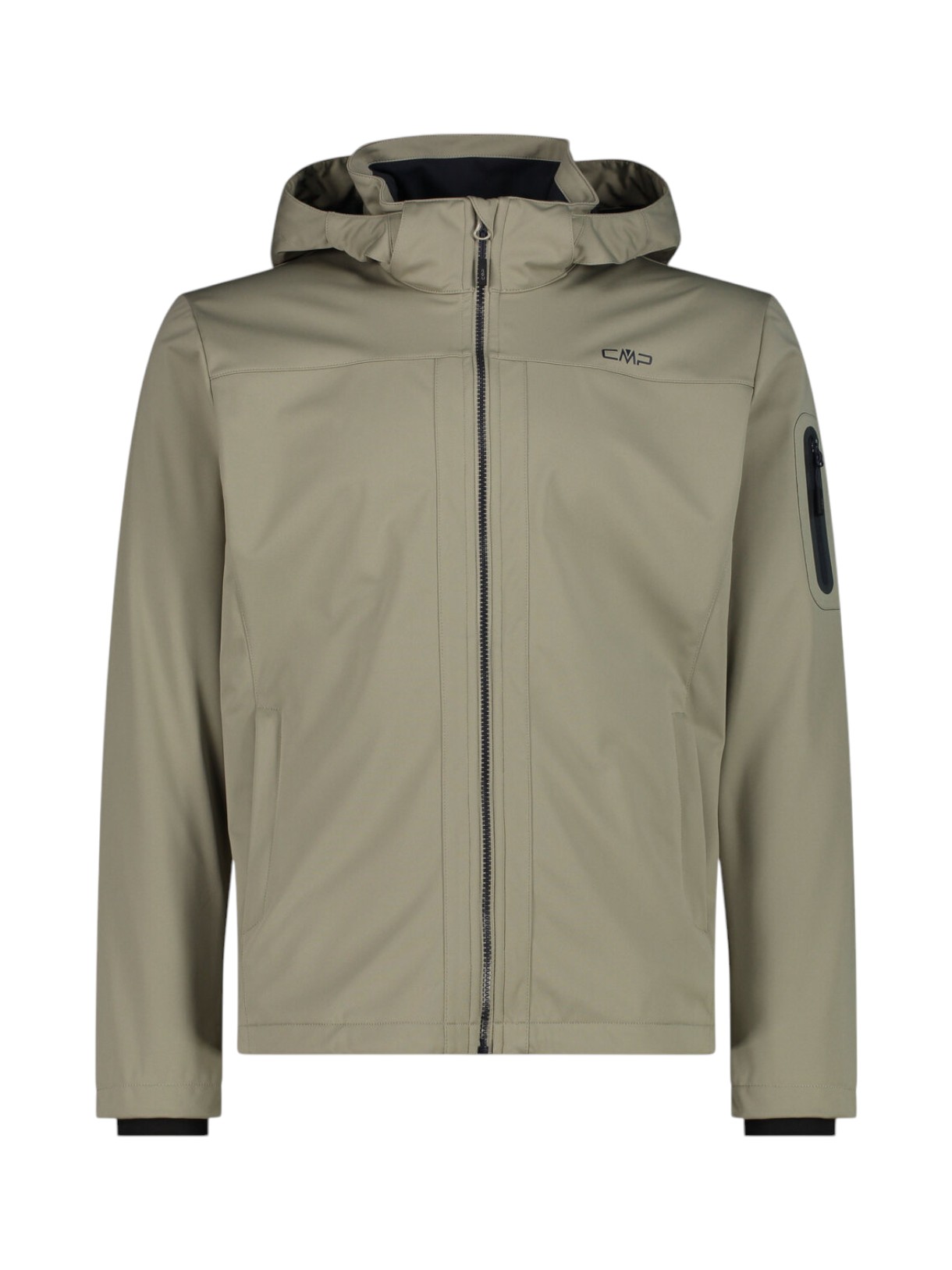 Light Softshell Herren Jacke mit abnehmbarer Kapuze 1