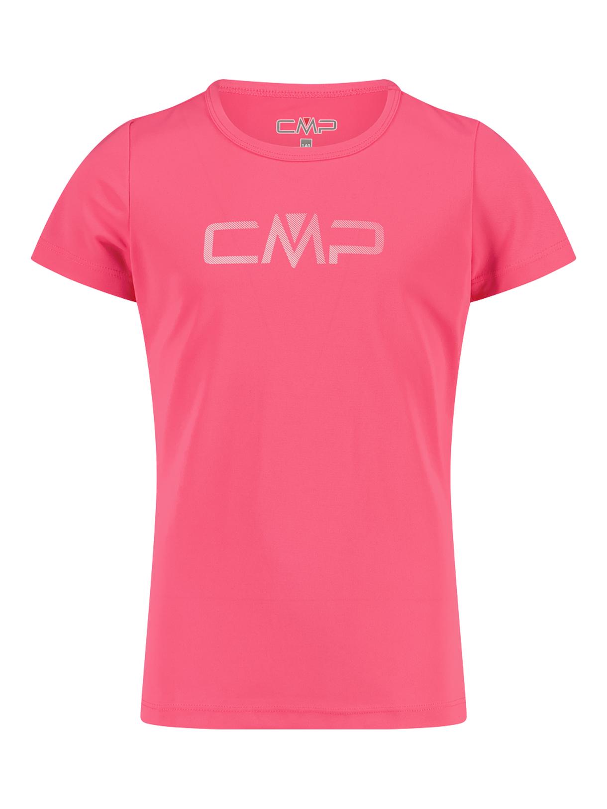 Mädchen Basic T-Shirt Dry Function mit Rundhalsausschnitt 1