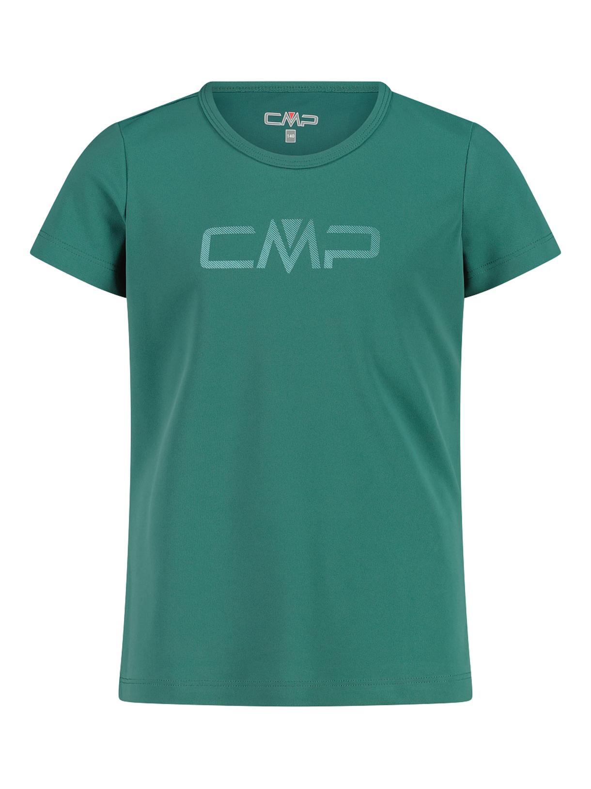 Mädchen Basic T-Shirt Dry Function mit Rundhalsausschnitt 1