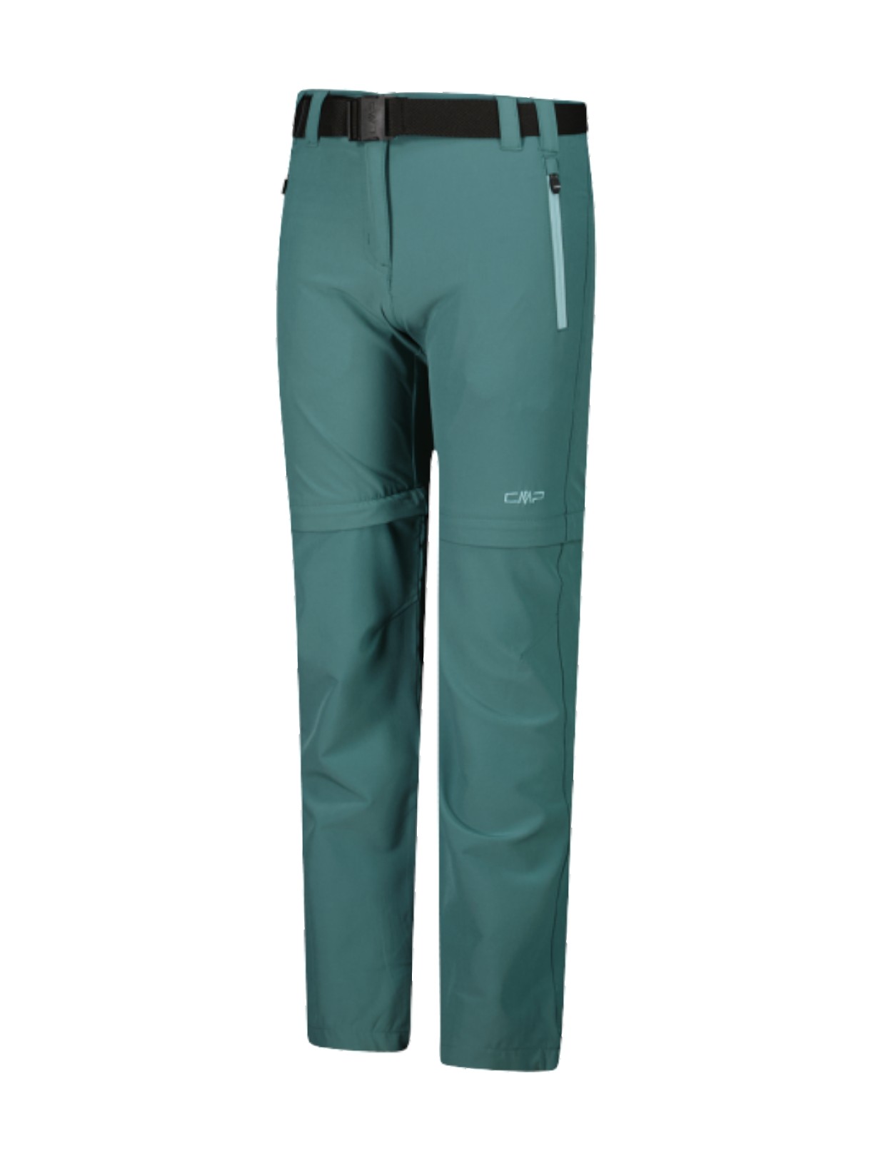 Mädchen Zip Off Stretch Hose mit Gürtel 1