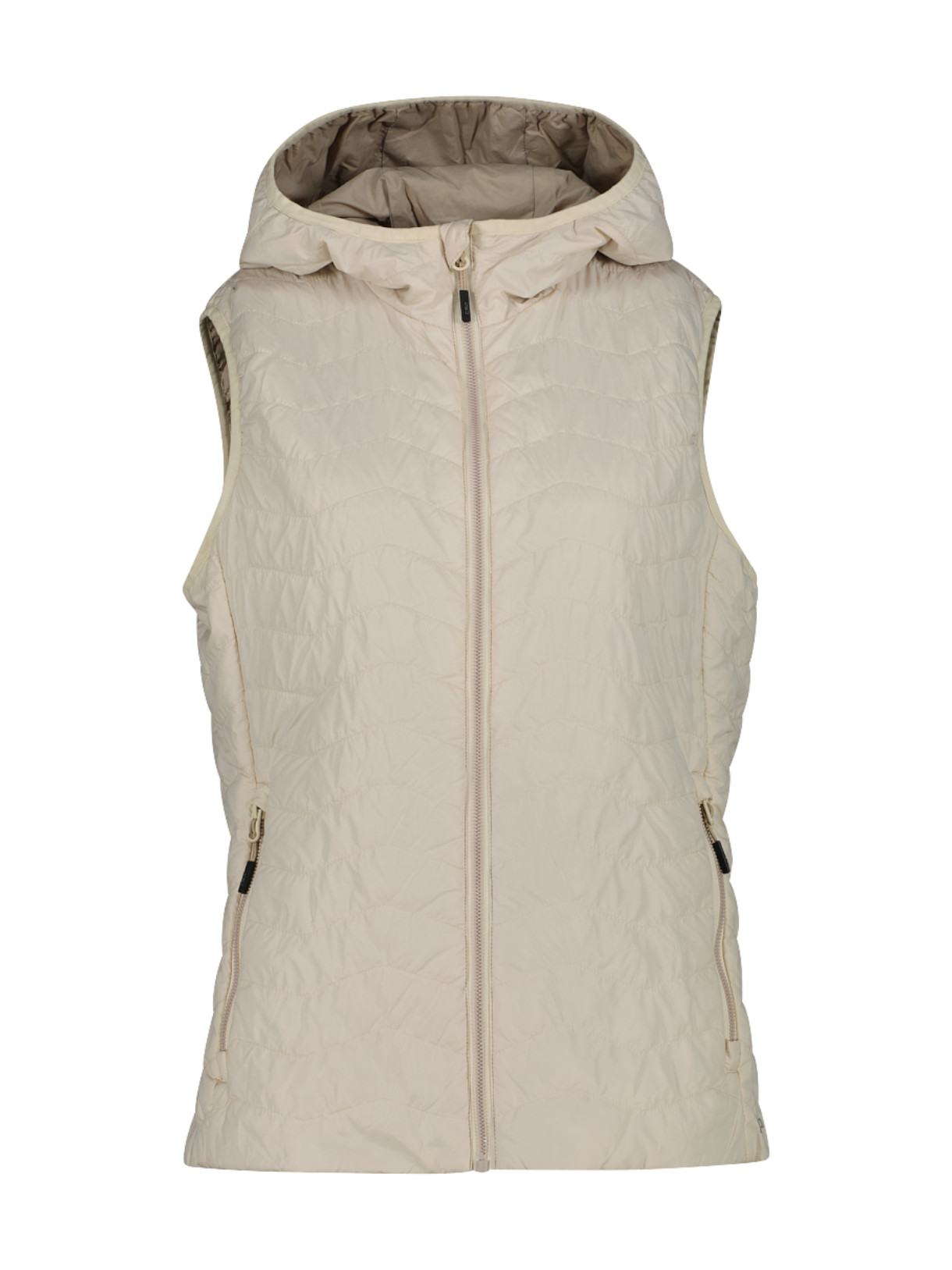 wasserabweisende Damen Weste mit Feel Warm Flat und Kapuze 1