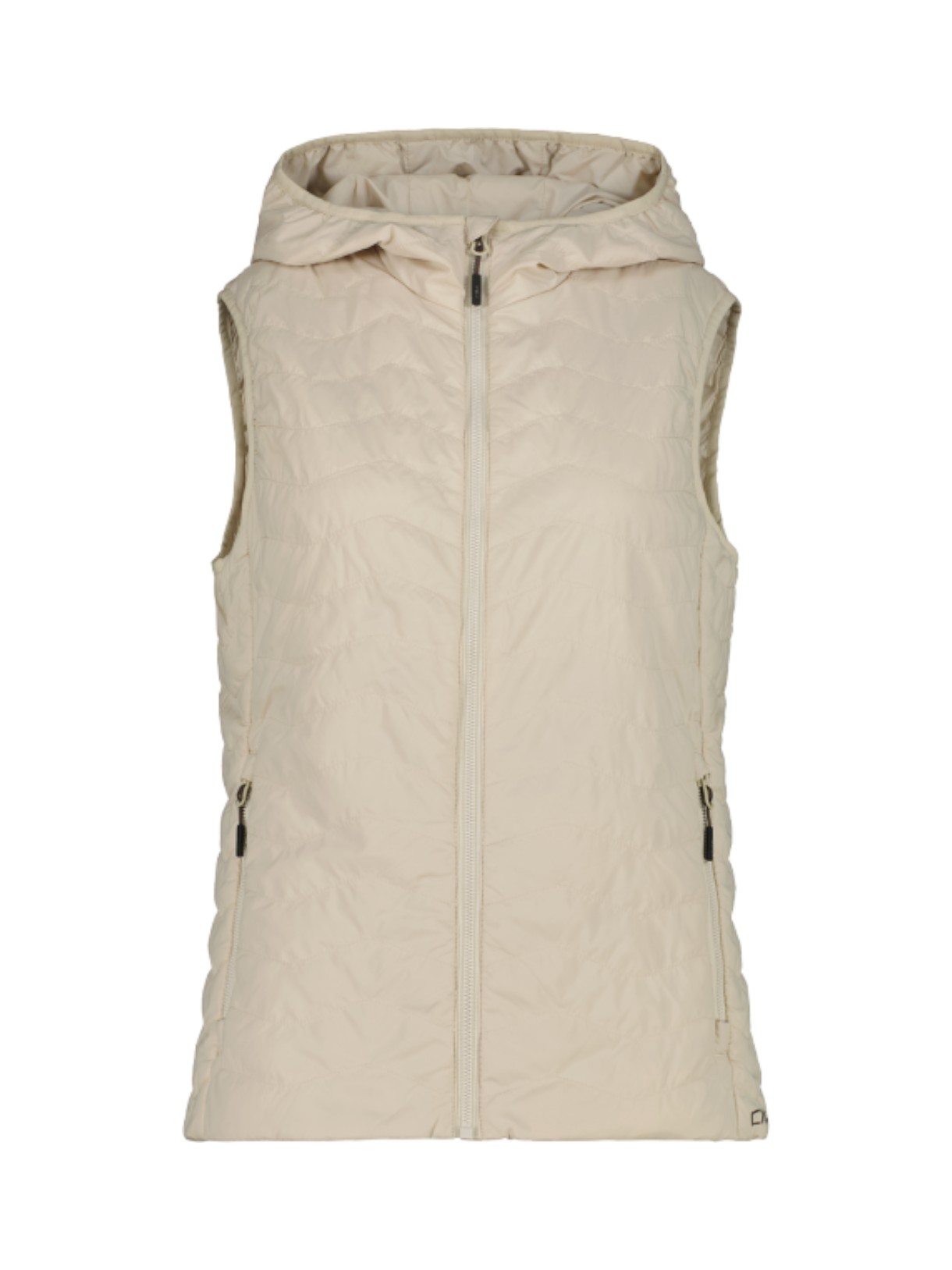 wasserabweisende Damen Weste mit Feel Warm Flat und Kapuze 1