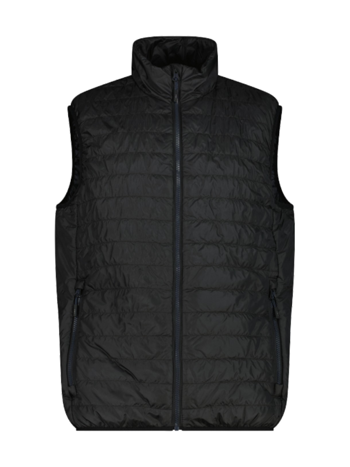 wasserabweisende Herren Weste mit Feel Warm Flat schwarz 1