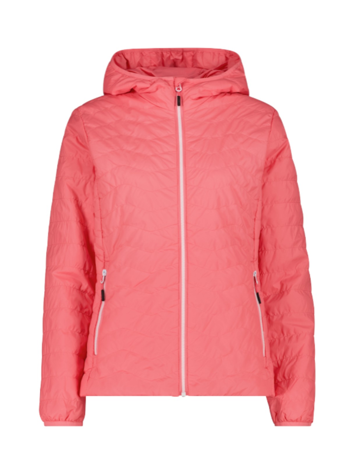 Wattierte Damen Stepp Jacke mit Feel Warm Flat und Kapuze 1