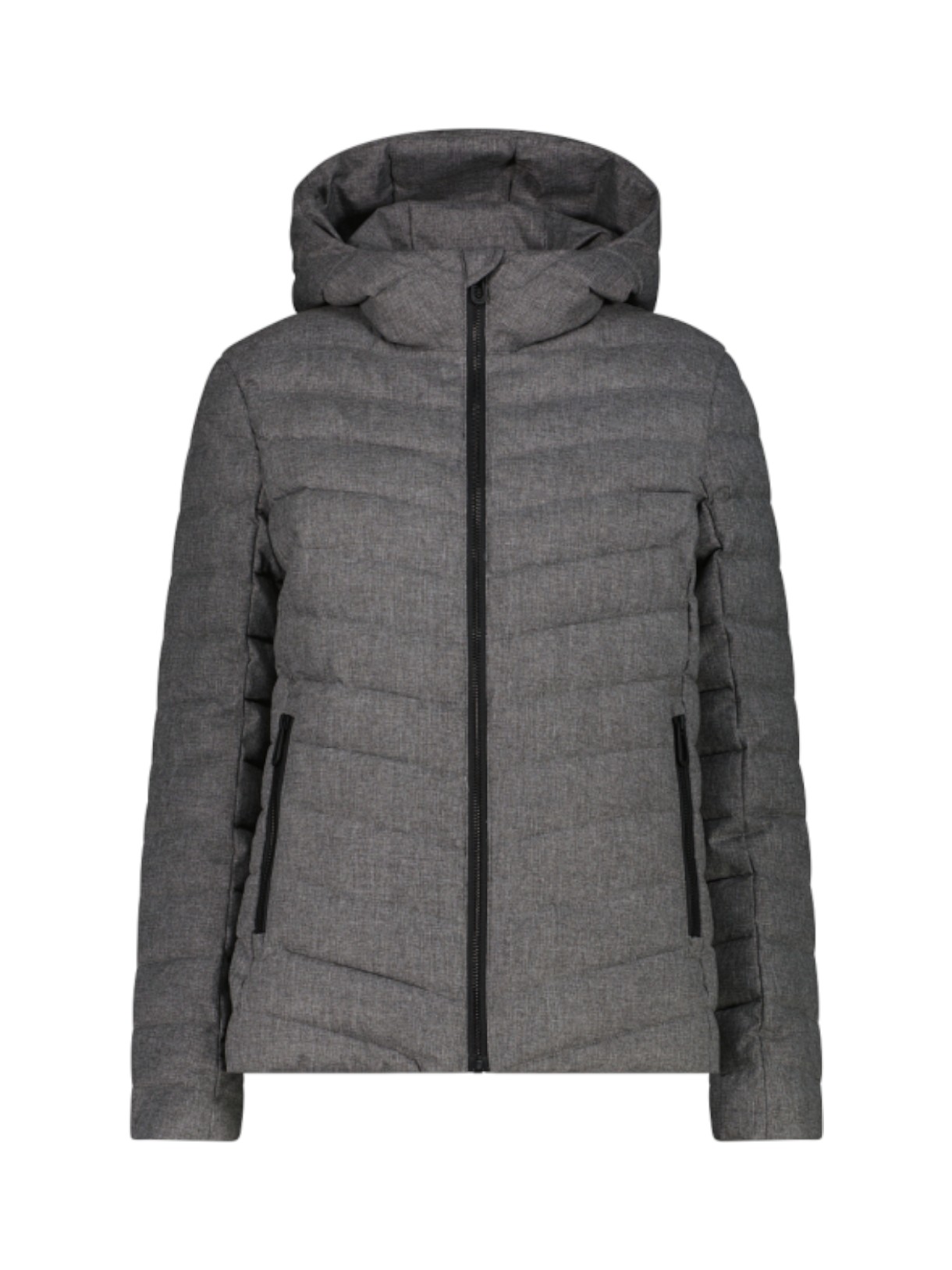 Wattierte Damen Winter Jacke mit Kapuze 1