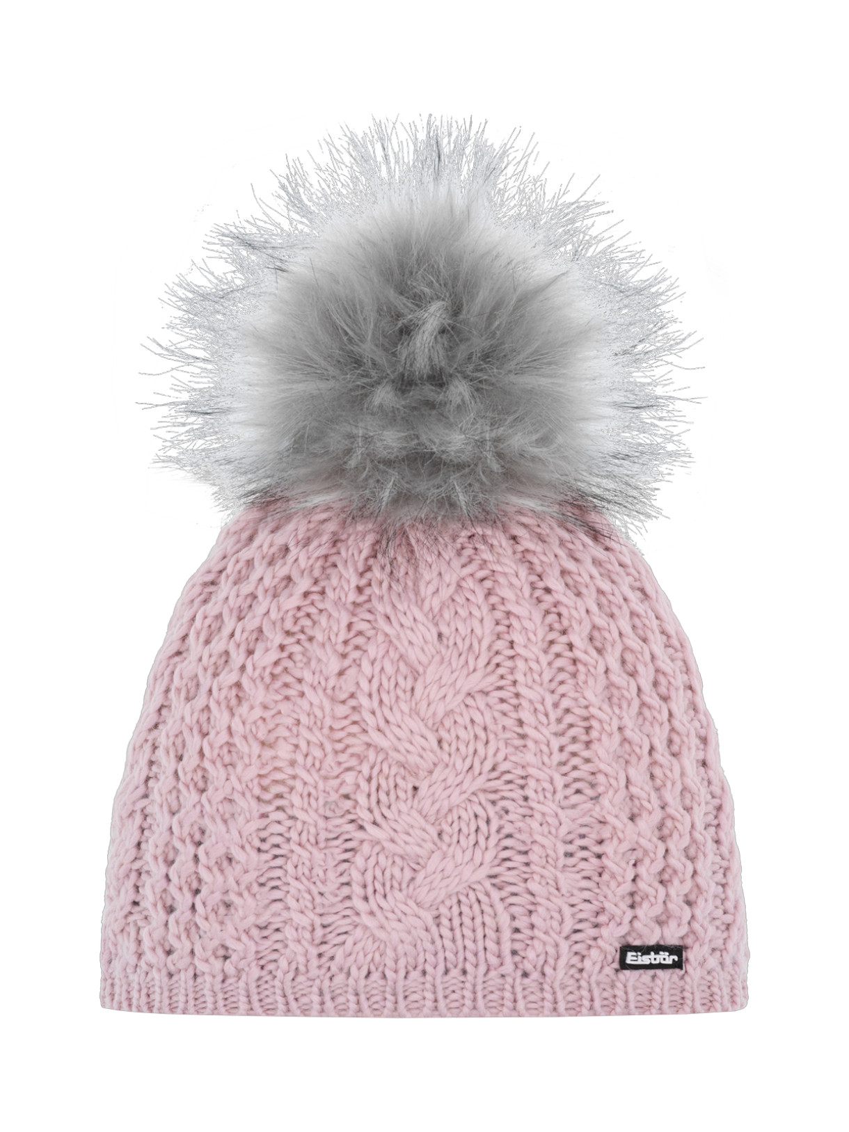 Afra Lux Grob-Strick Damen Bommel Mütze mit Merino Wolle 1