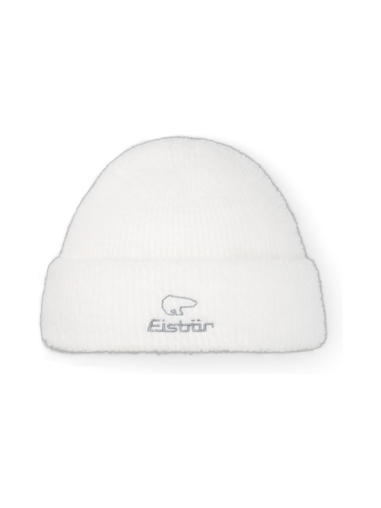 Mana flauschige Damen Mütze mit Logo Print 1