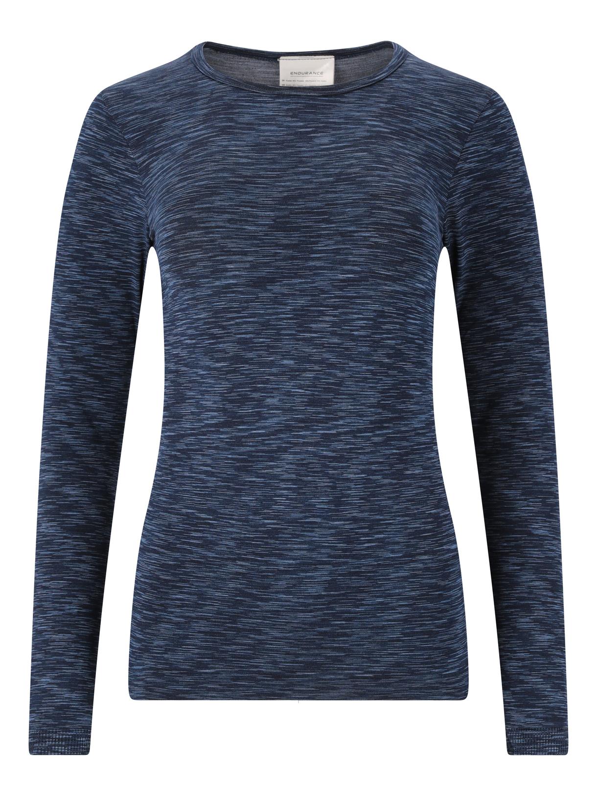 Crina Seamless Melange Tee Damen Langarmshirt 1