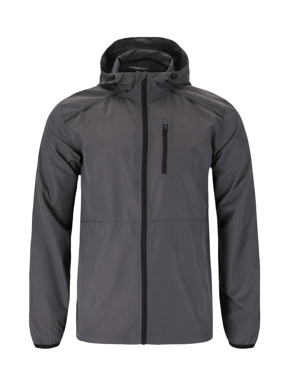 Hugoee Herren Laufjacke mit Kapuze 1
