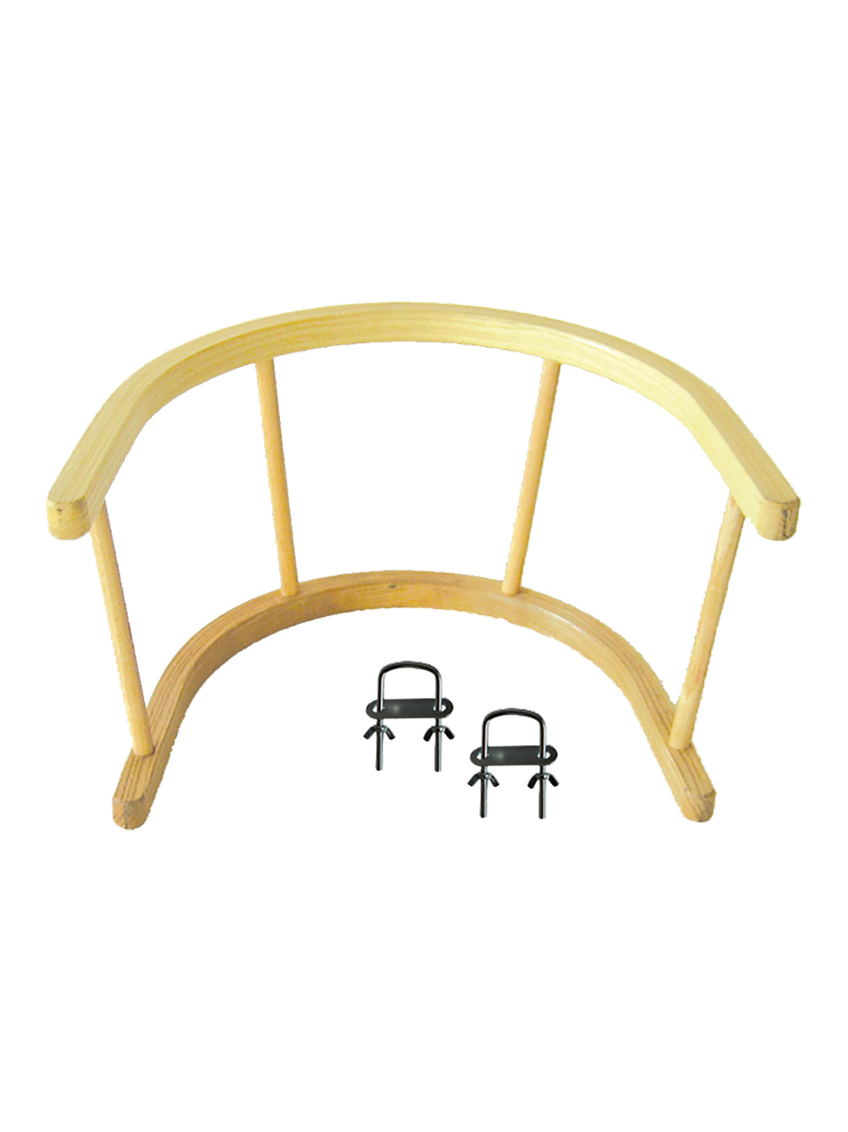 Set Holz Rodellehne mit Zwingen 1