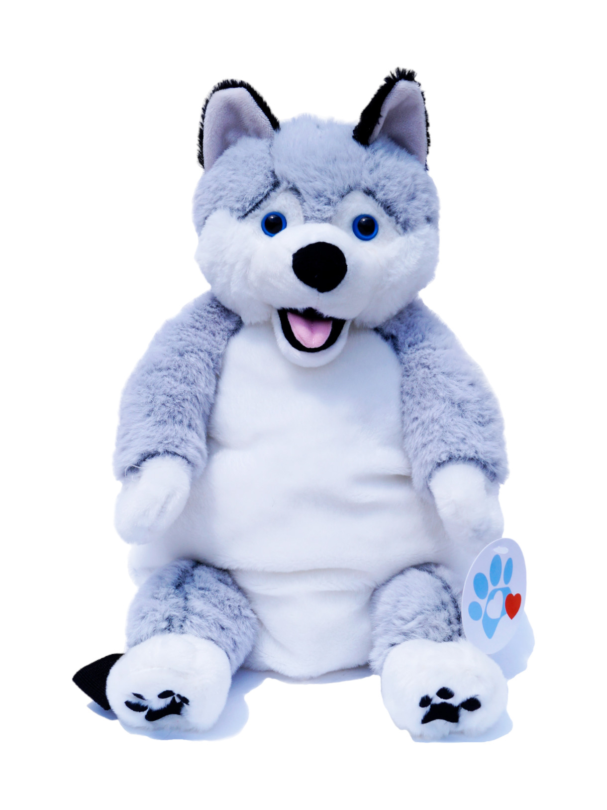 Plüsch Husky Rucksack 1