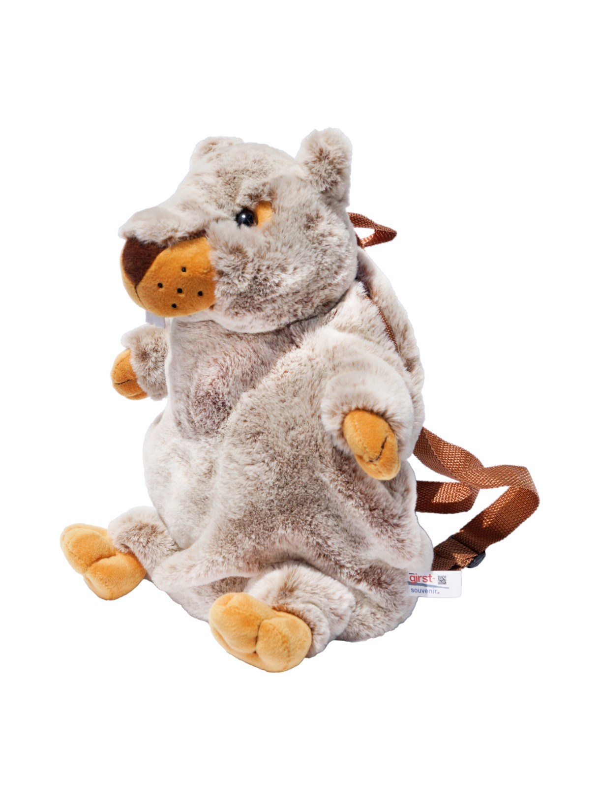Plüsch Murmeltier Kinder Rucksack ca. 35 cm 1